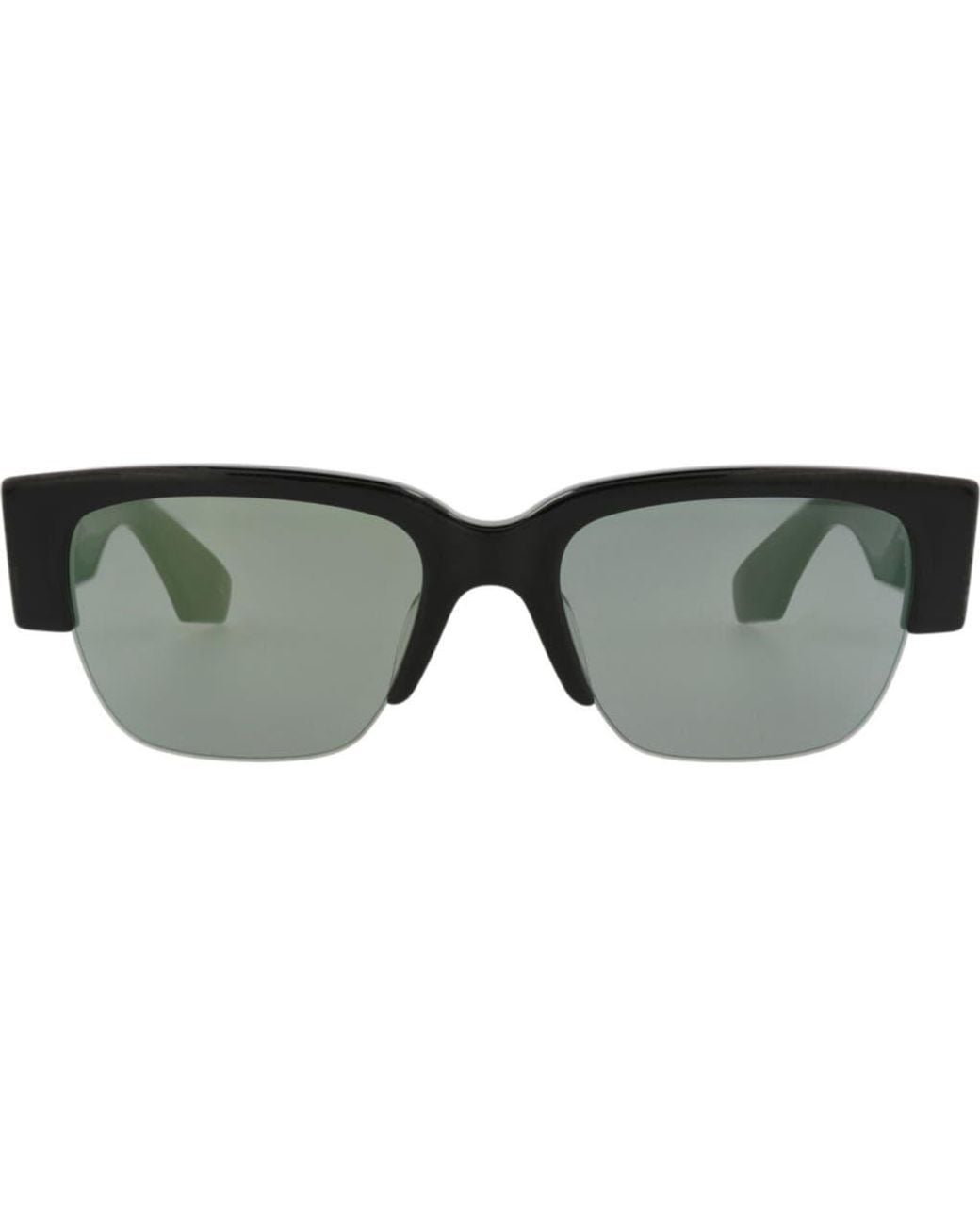 McQueen Multicolor 54Mm Half Rim Rectangular Sunglasses
