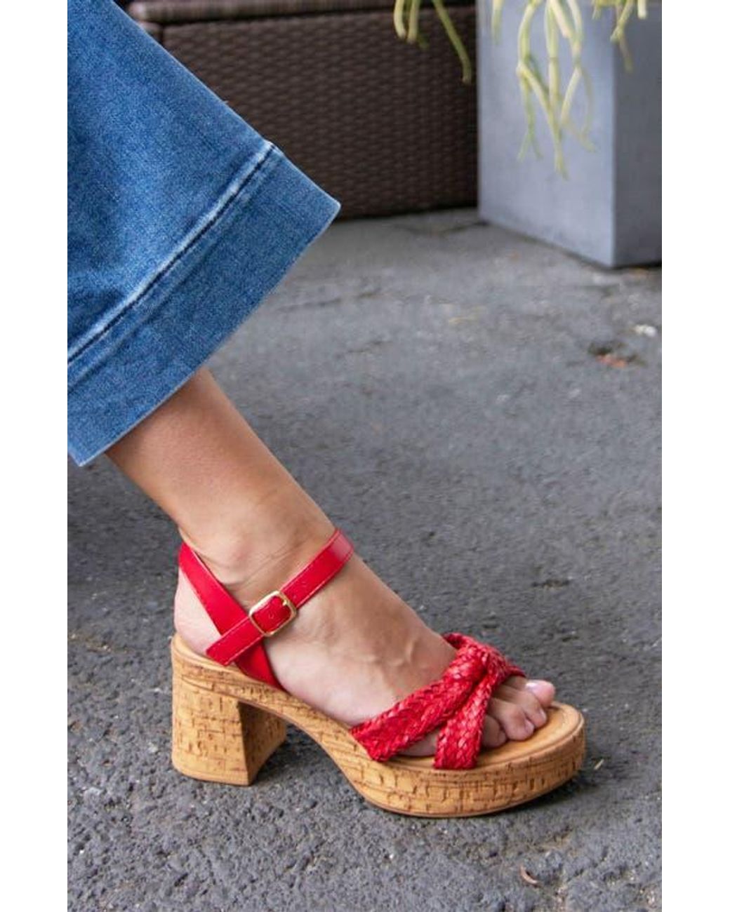 Seychelles Pink Musical Platform Sandal