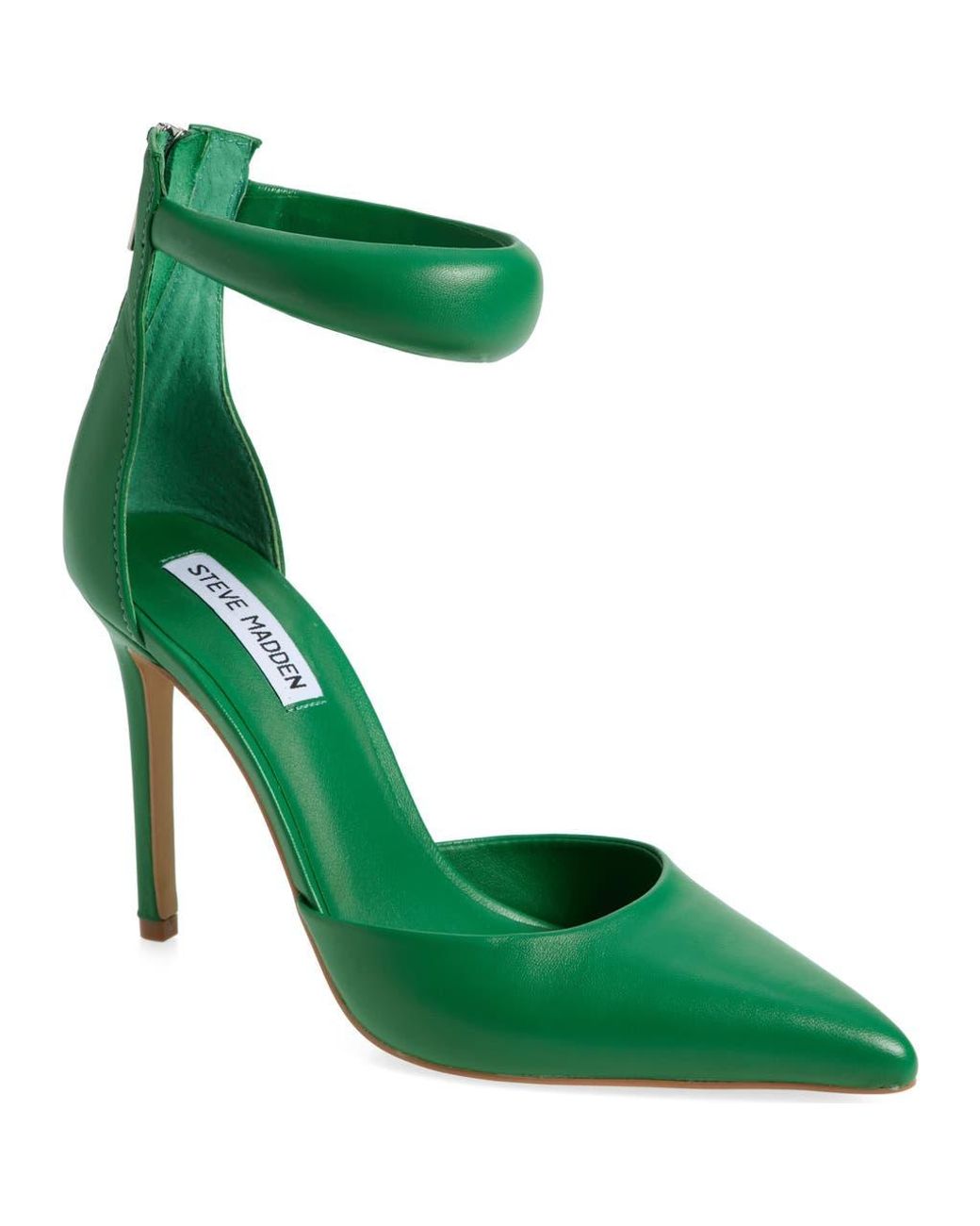 Steve Madden Ele Ankle Strap Pump in Green Lyst