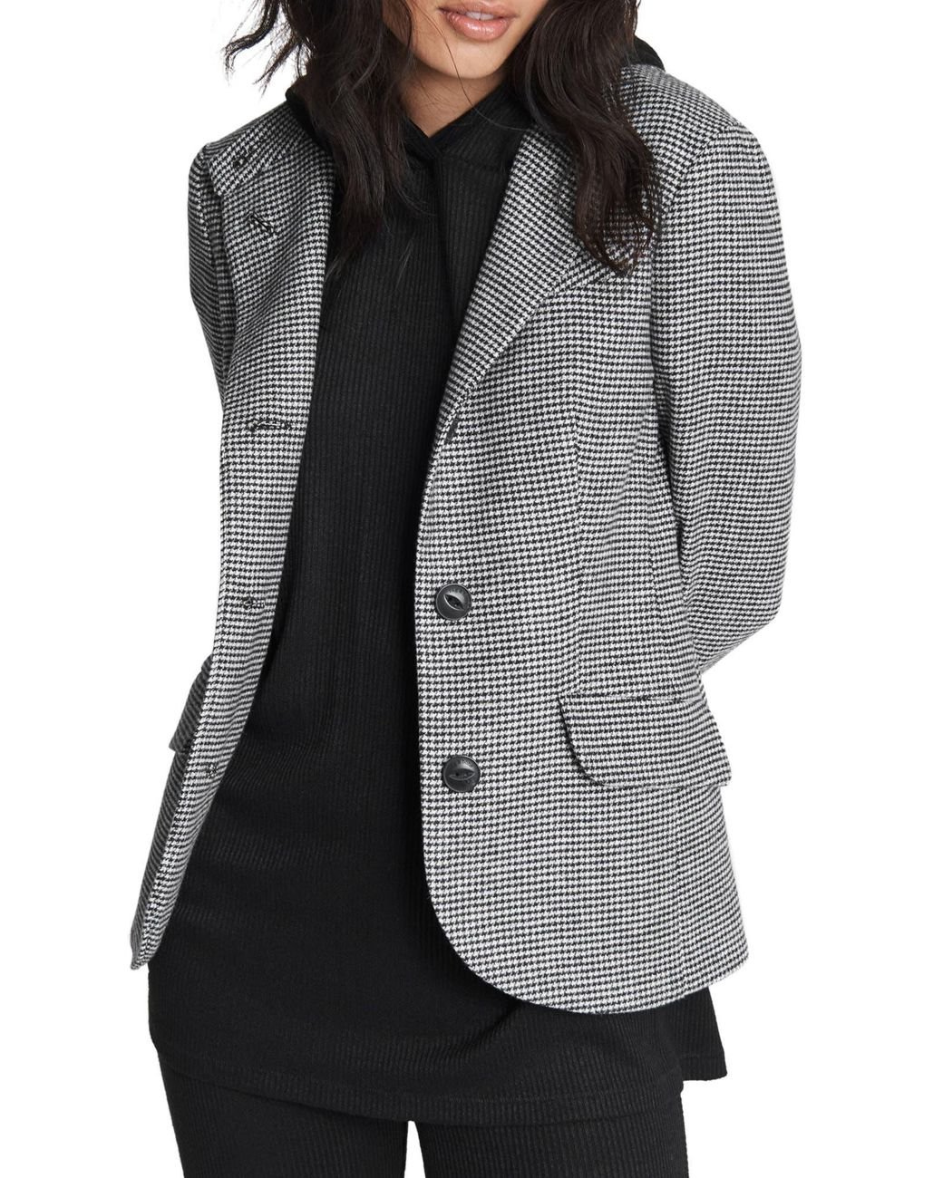 Rag & Bone Slade Wool Blazer Tailored Fit Blazer in Black Lyst