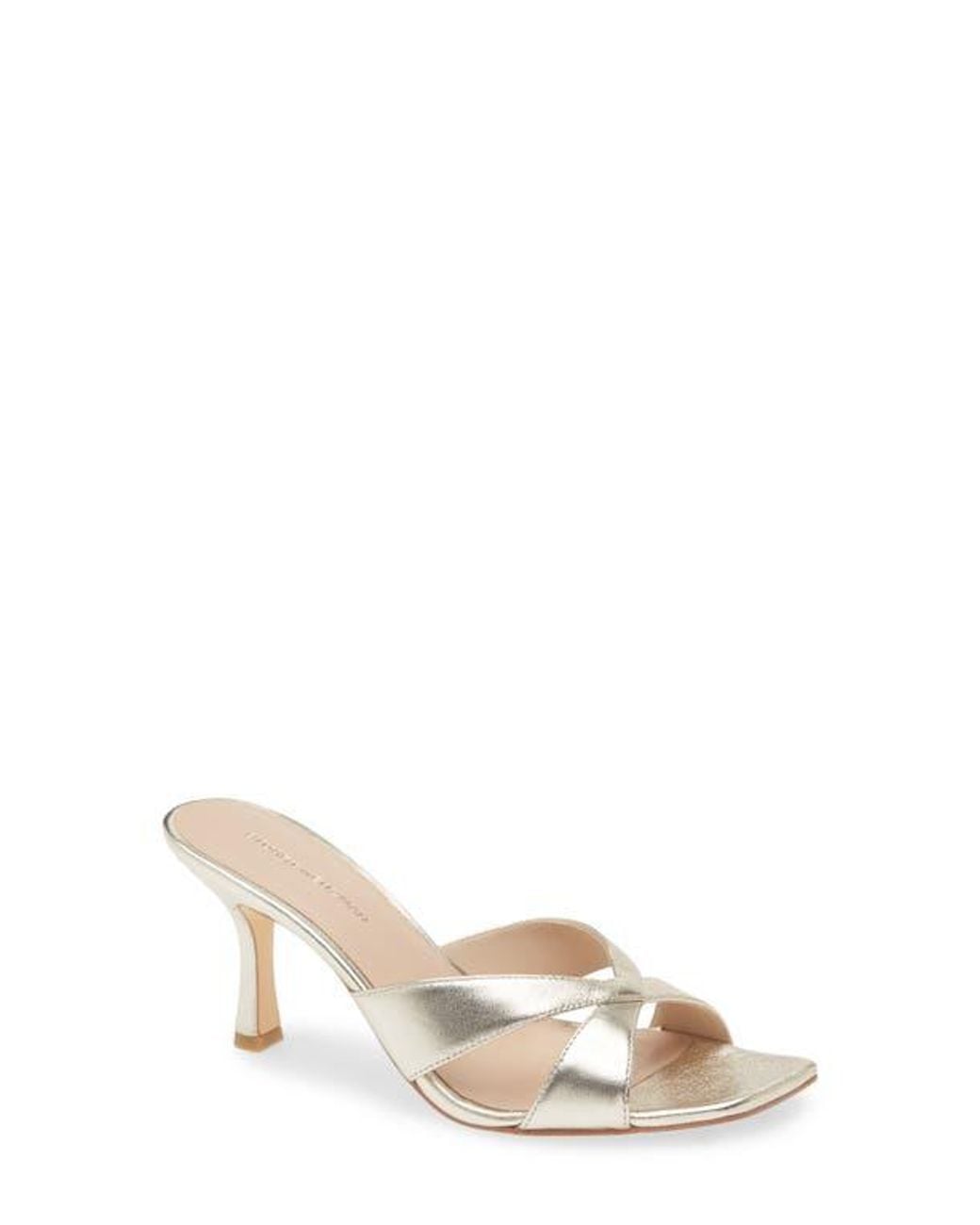 Stuart Weitzman White Miami Slide Sandal