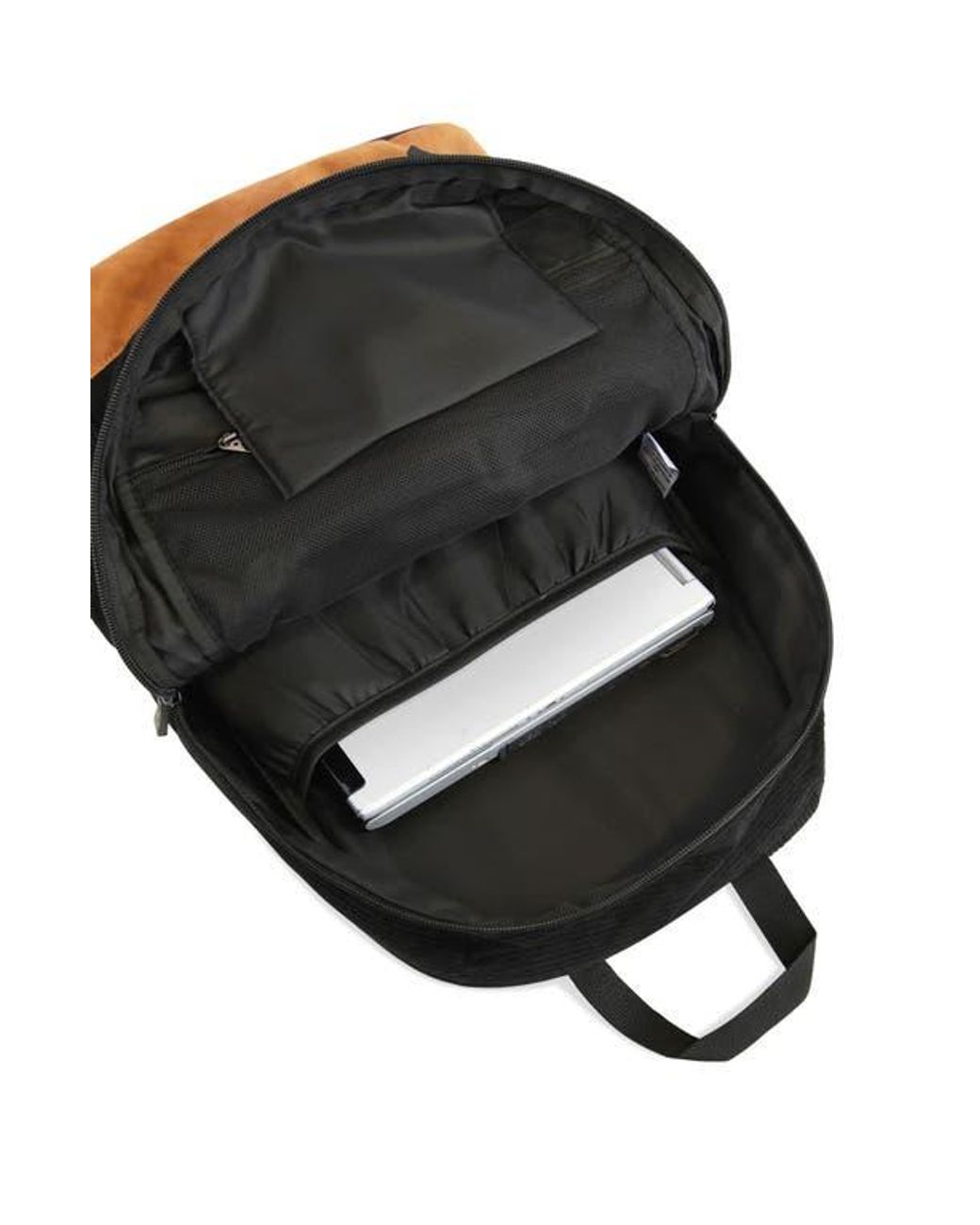 Original Penguin Black Corduroy Backpack for men