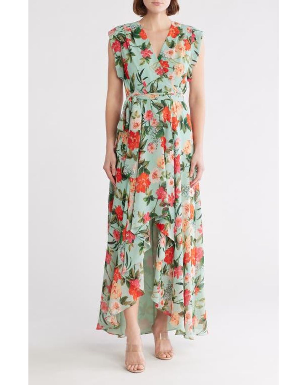 Mother of the Bride Eliza J Party Gown 3D floral appliqué