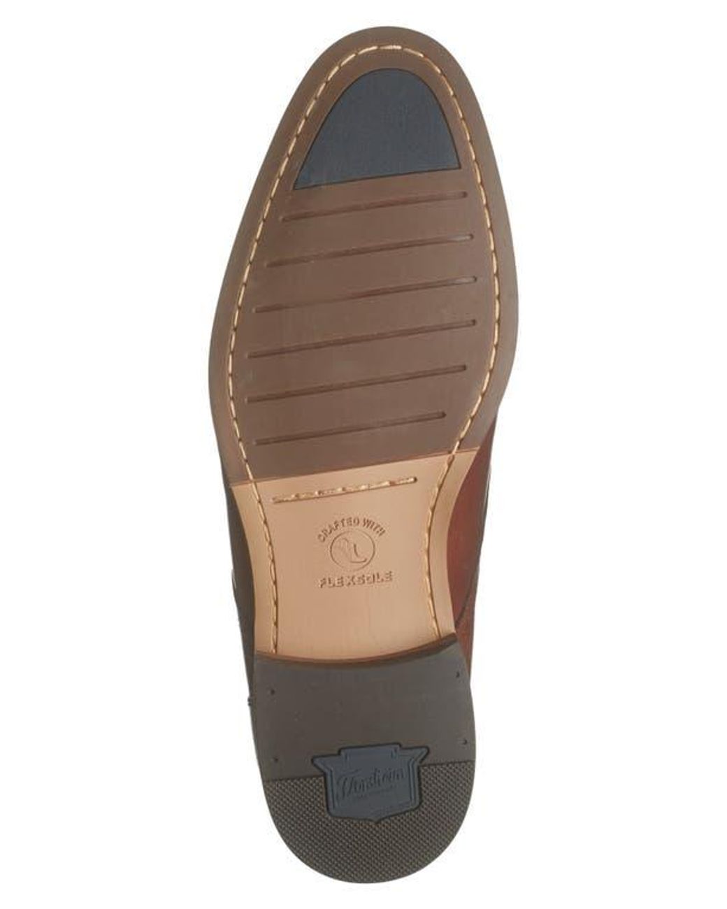Florsheim Brown Fermo Plain Toe Leather Derby for men