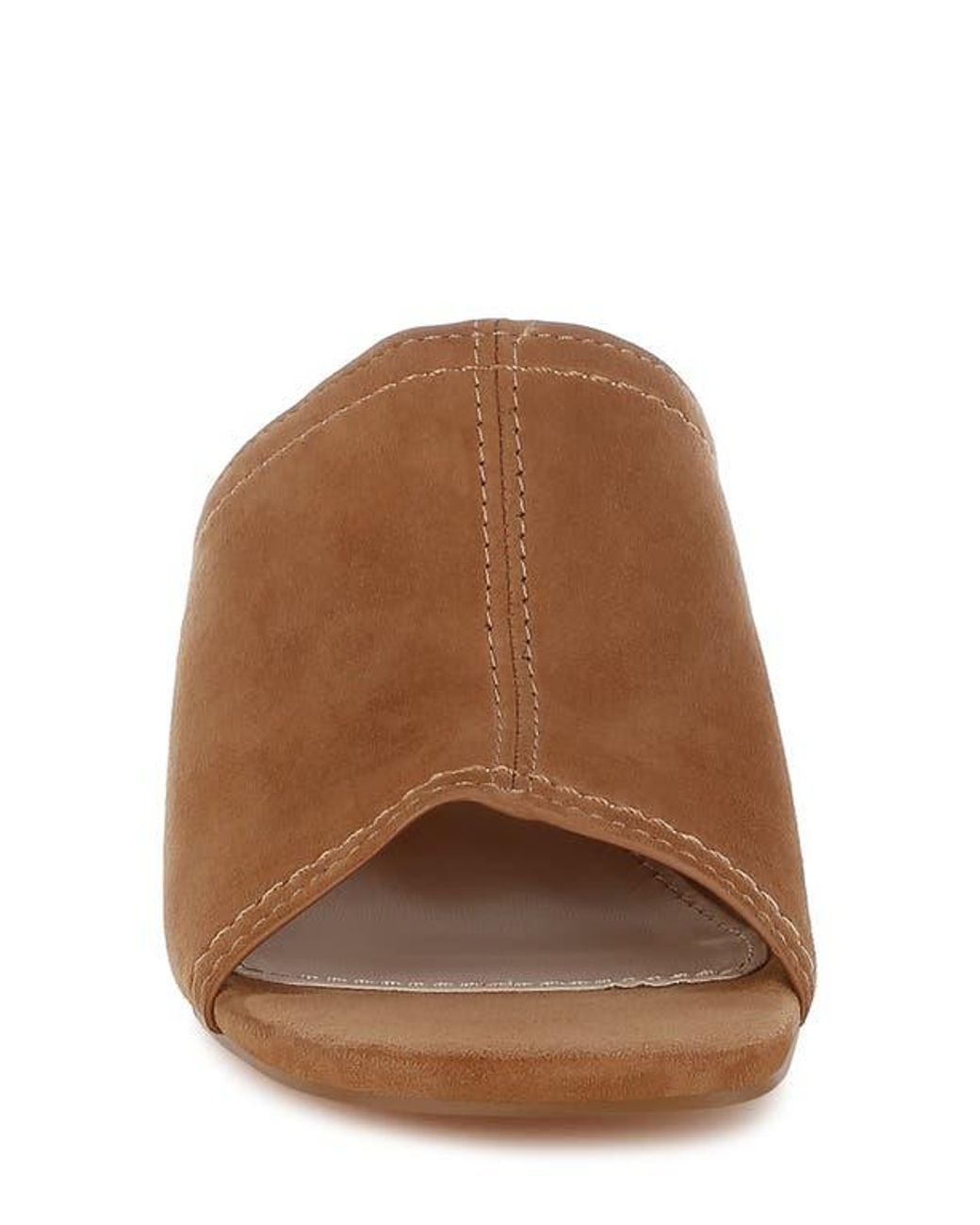 Rag & Co Brown Citarum Slide Sandal