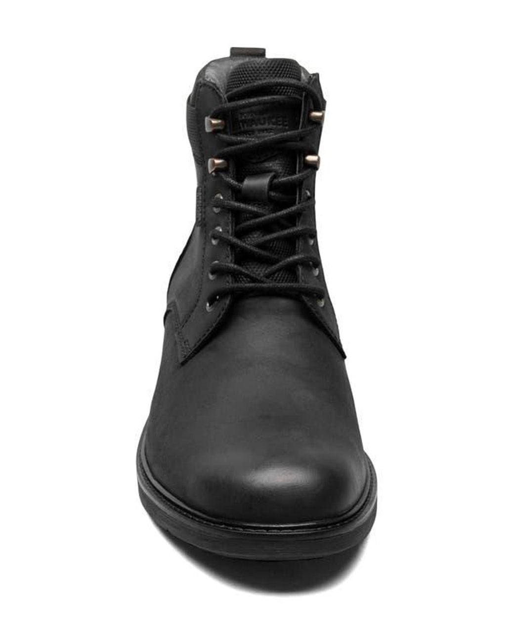 Nunn Bush Black 1912 Plain Toe Boot for men