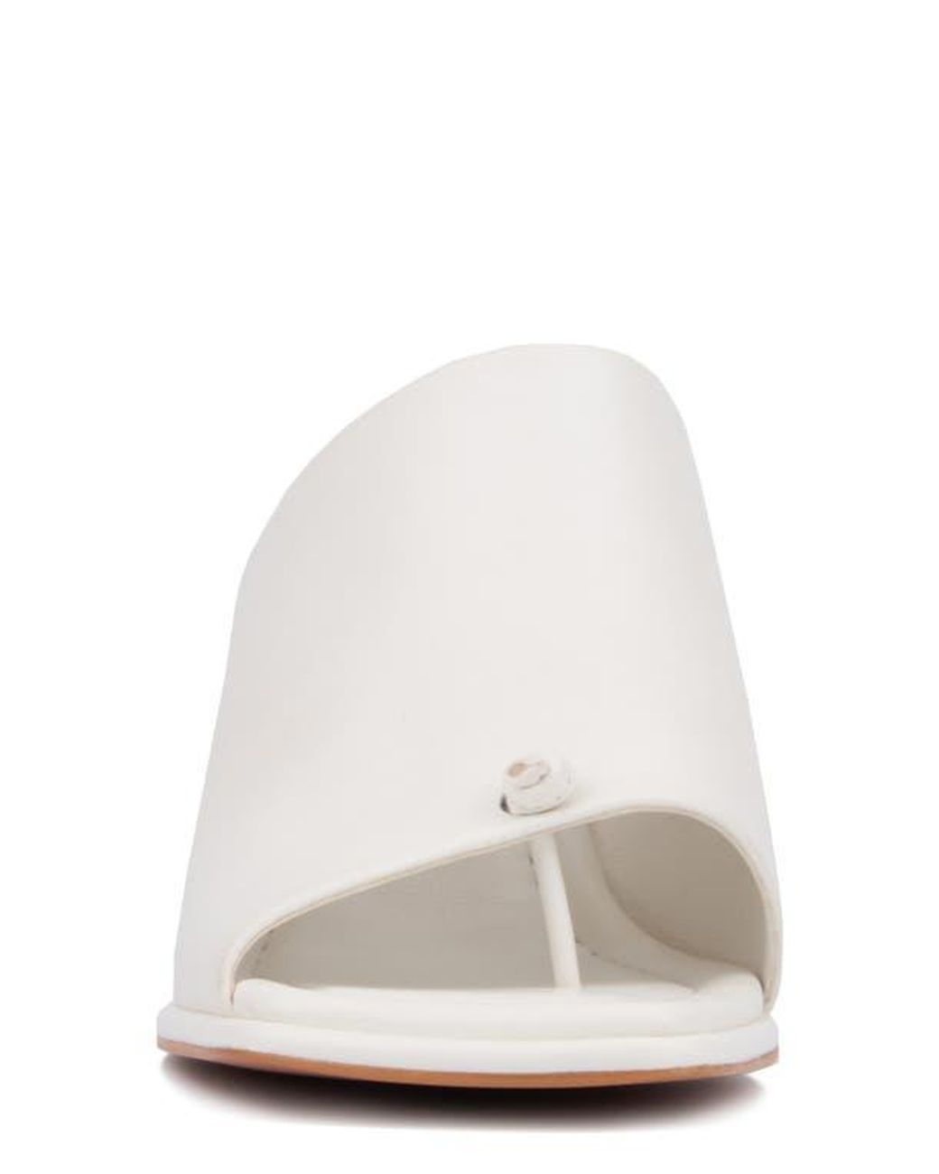 TORGEIS White Darla Slide Sandal