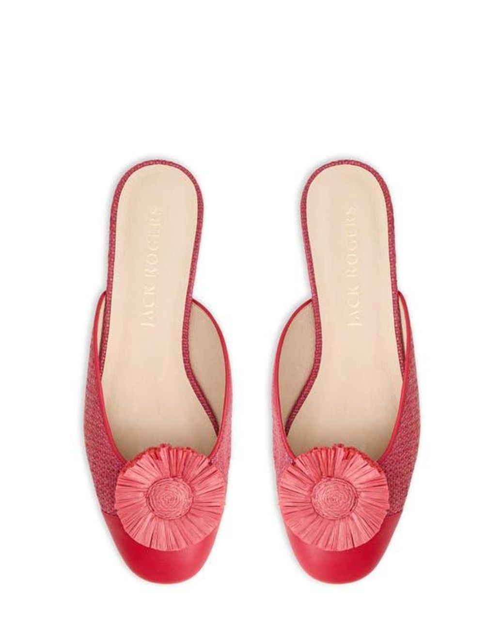 Jack Rogers Pink Tinsley Flat Mule