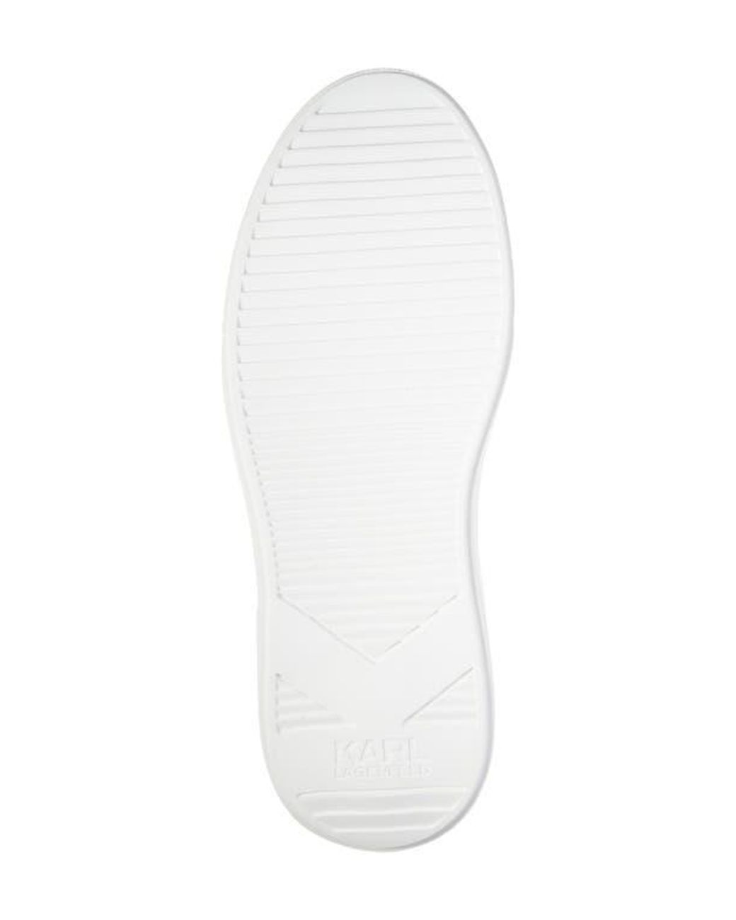 Karl Lagerfeld Blue Plain Toe Sneaker for men