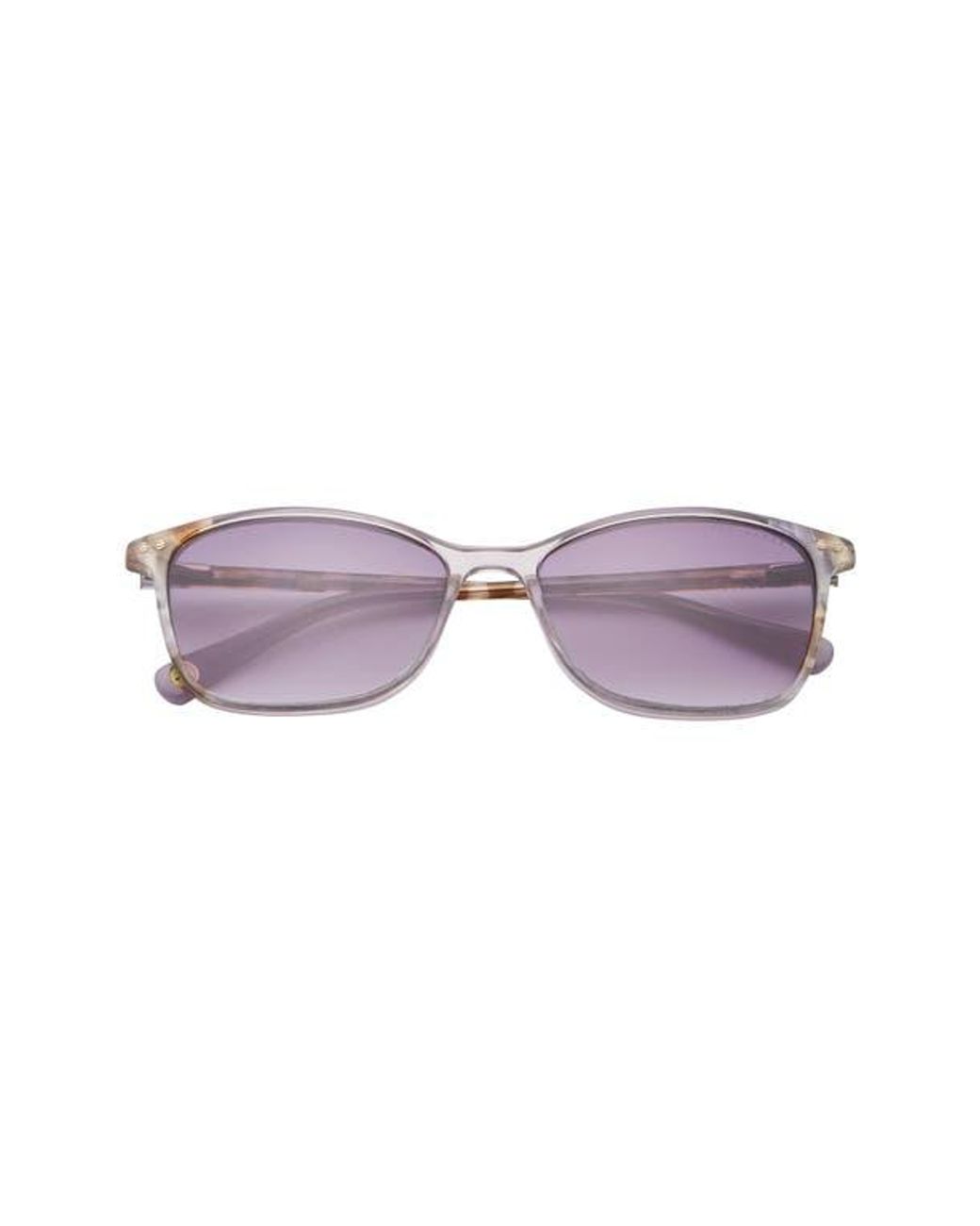 Ted Baker Purple 56Mm Full Rim Rectangle Sunglasses for men