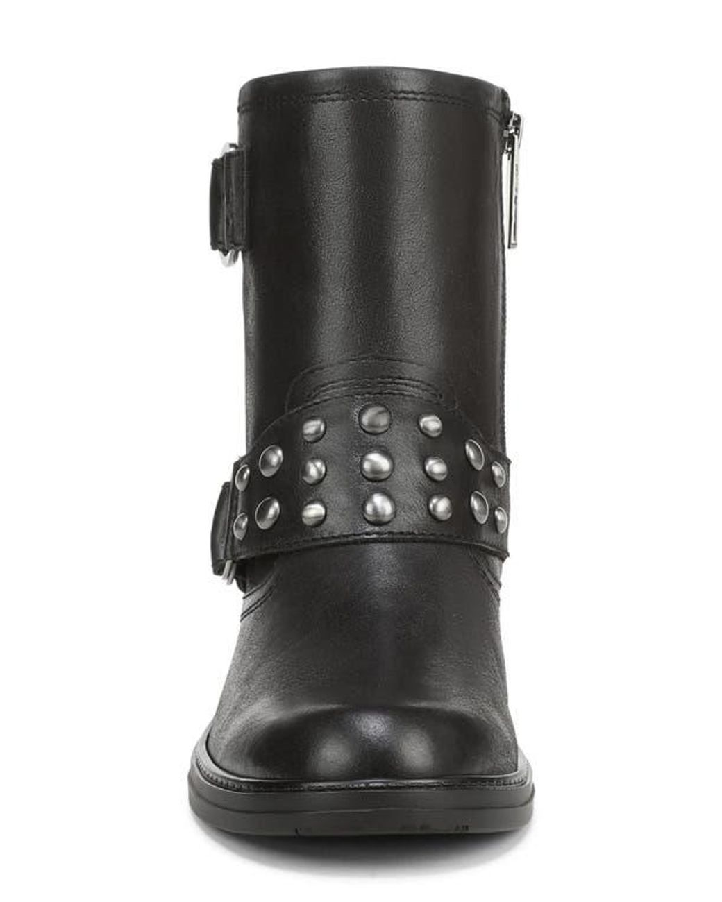 Naturalizer Black Optimus Stud Moto Boot