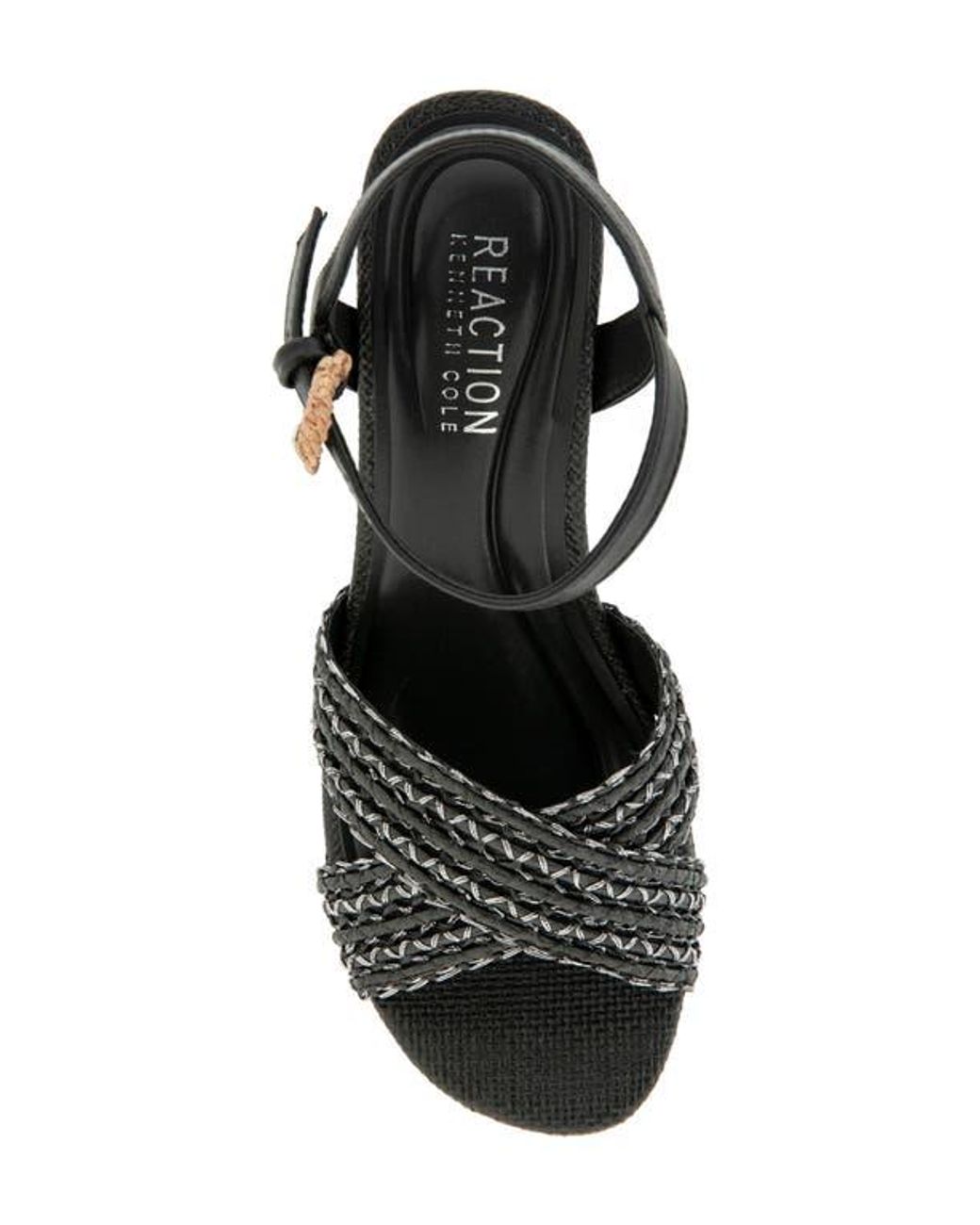 Kenneth Cole Black Reeva Platform Sandal
