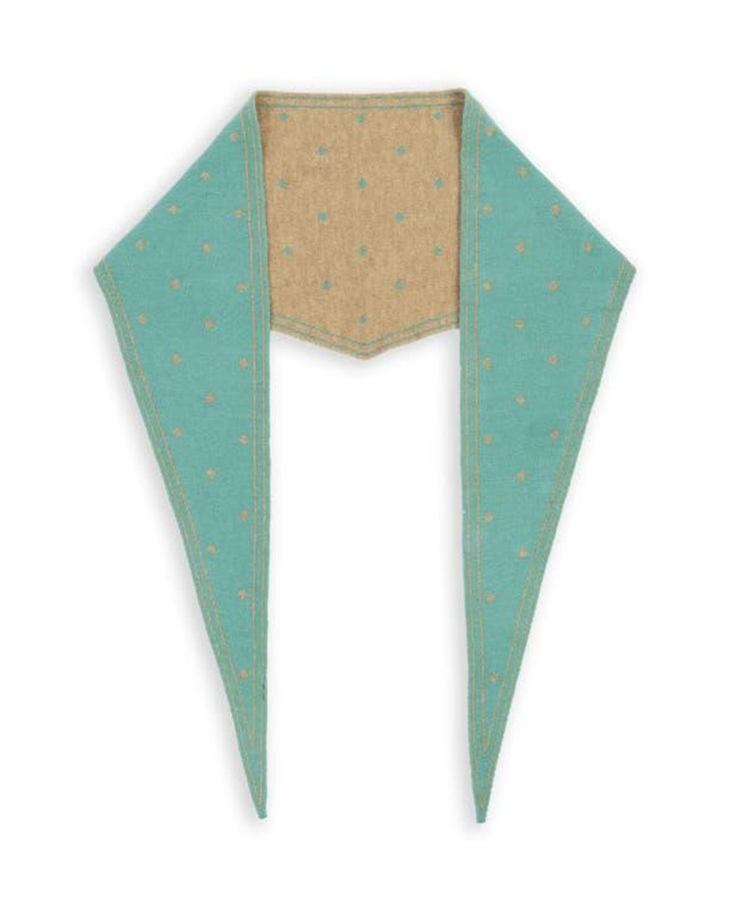Saachi Green Triangle Scarf