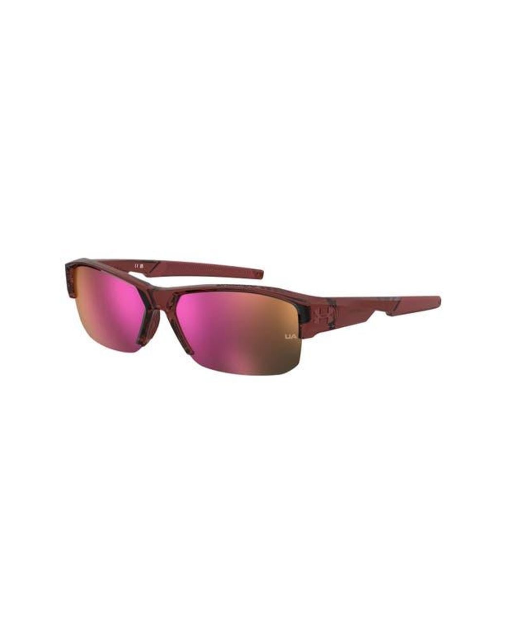 Under Armour Purple Ua Fanatical Ii Oversize Rectangular Sunglasses for men