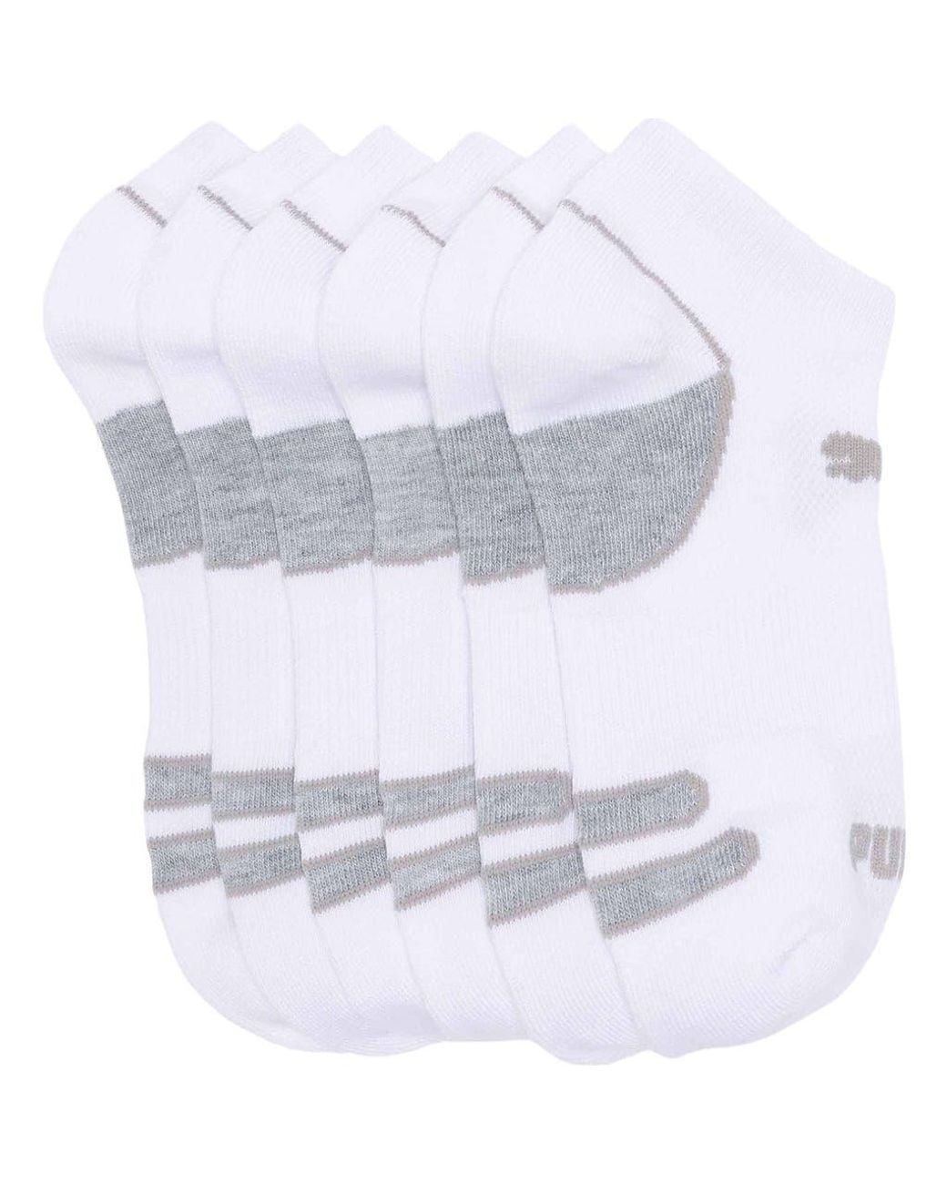 PUMA White Terry Ankle Socks