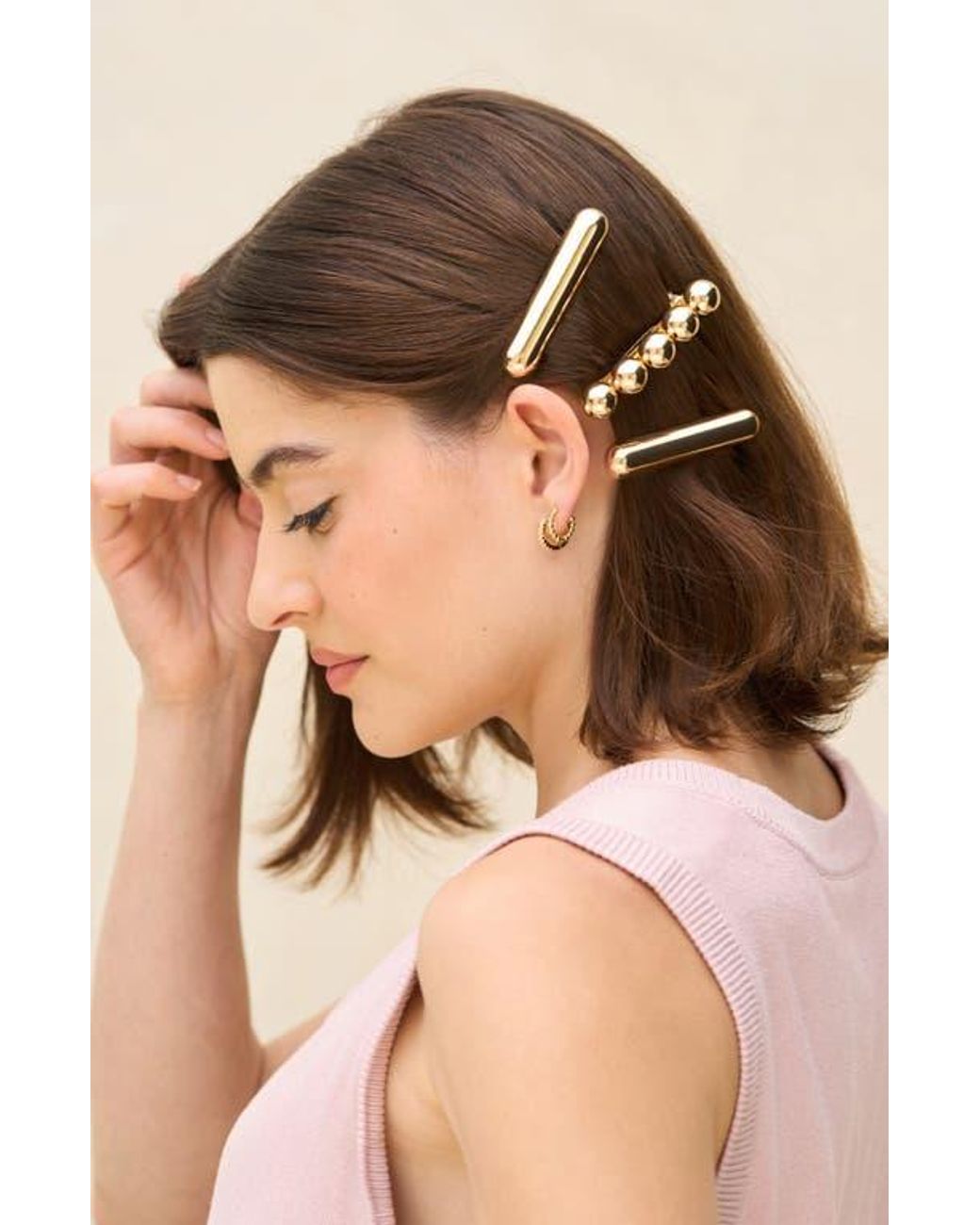 Kitsch Metallic 2-Pack Barrettes