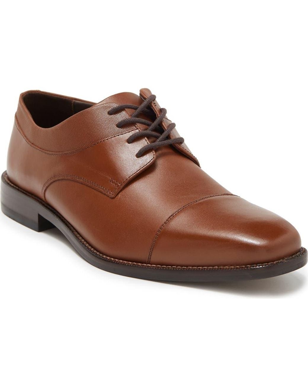 Johnston & Murphy Brown Archer Cap Toe Derby for men