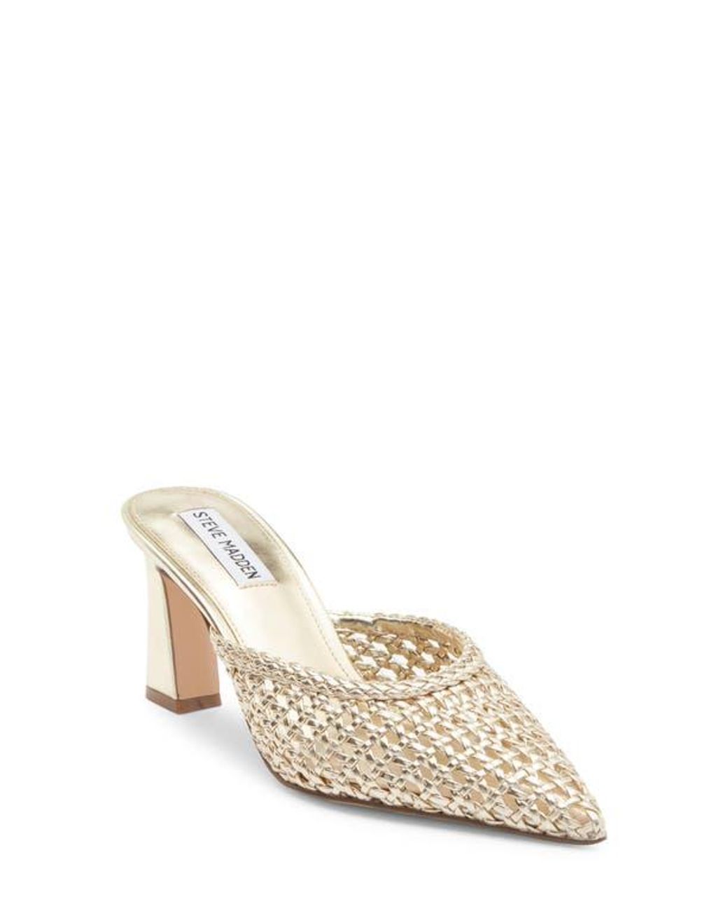 Steve Madden Natural Emmie Pointed Toe Mule