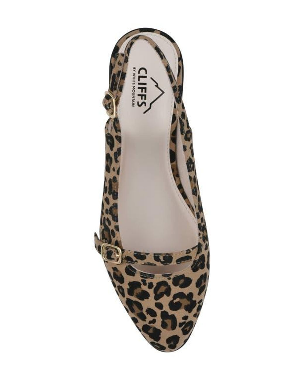 White Mountain White Milona Slingback Flat