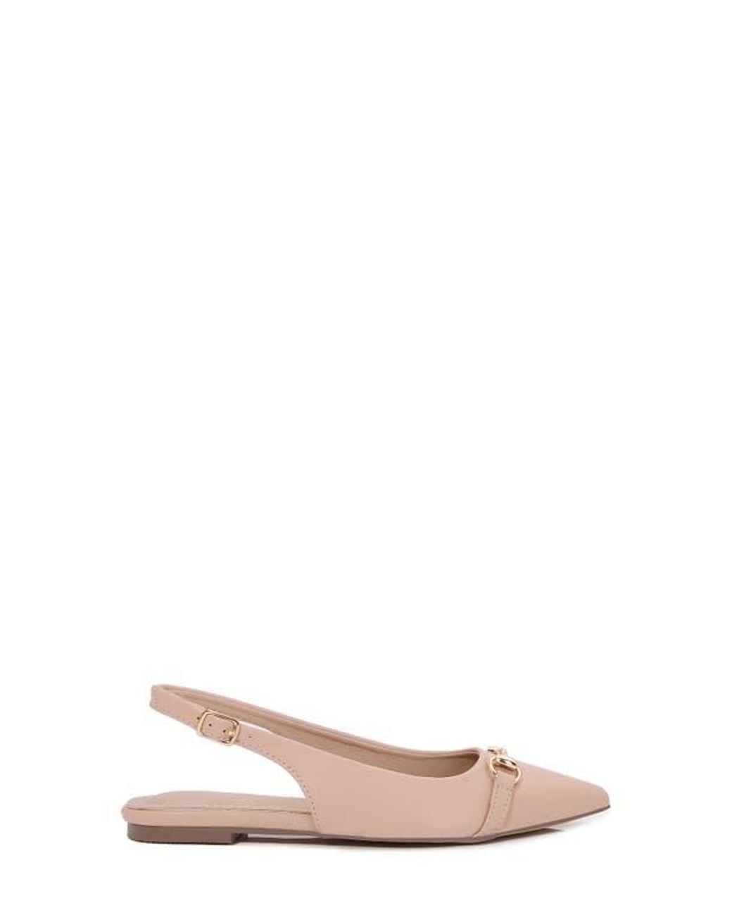 BERNESS Pink Bit Slingback Flat