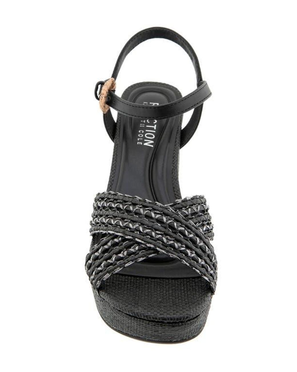 Kenneth Cole Black Reeva Platform Sandal