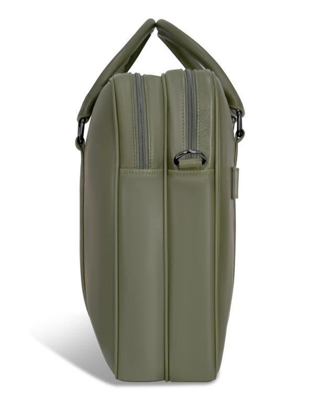 CHAMPS Green Onyx Leather Briefcase for men
