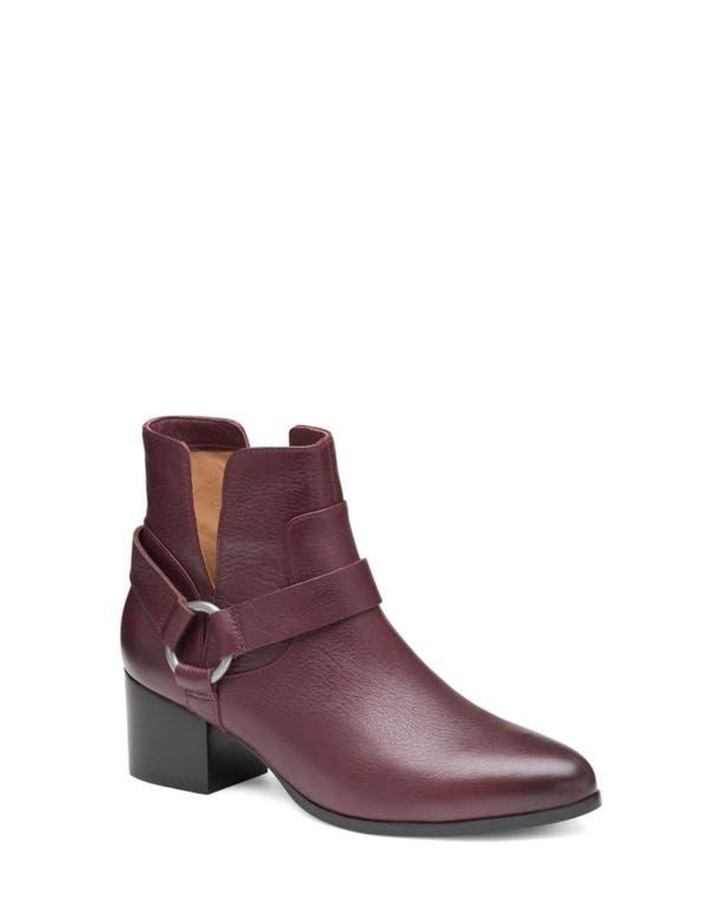 Johnston & Murphy Purple Trista Harness Bootie