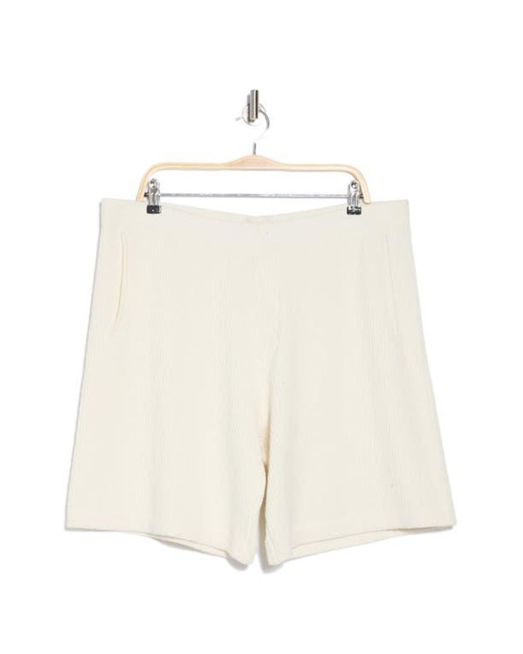 Rag & Bone White Axel Drawstring Shorts for men