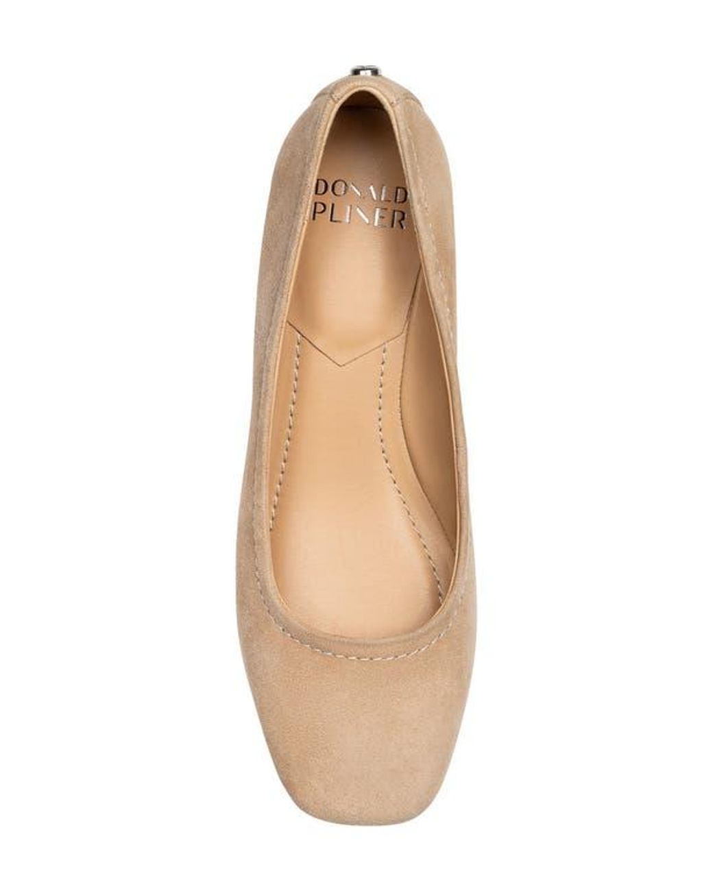 Donald J Pliner Natural Rya Square Toe Pump