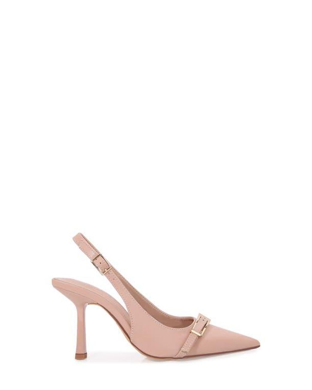 BERNESS Pink Coraline Pointed Toe Slingback Pump