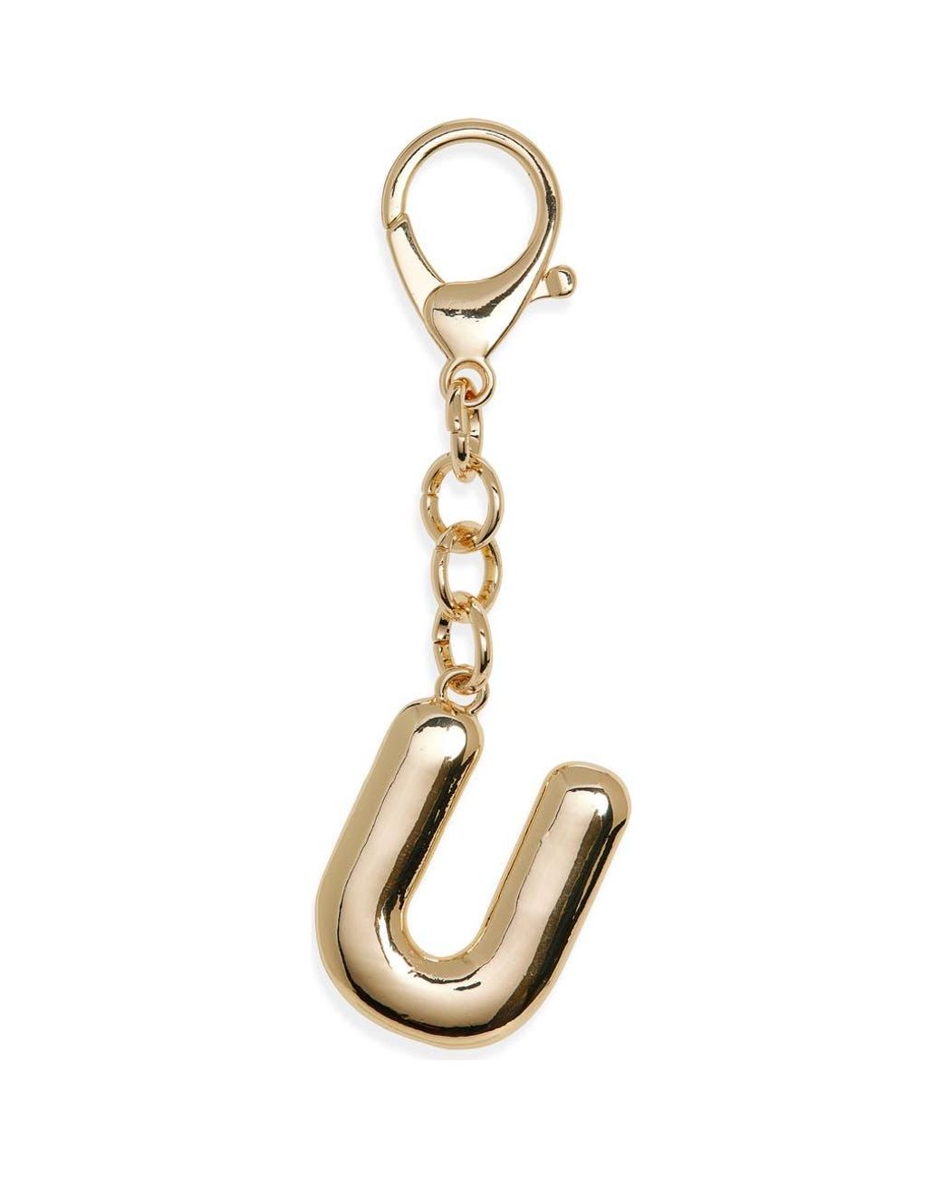 Leith Metallic Bubble Initial Bag Charm
