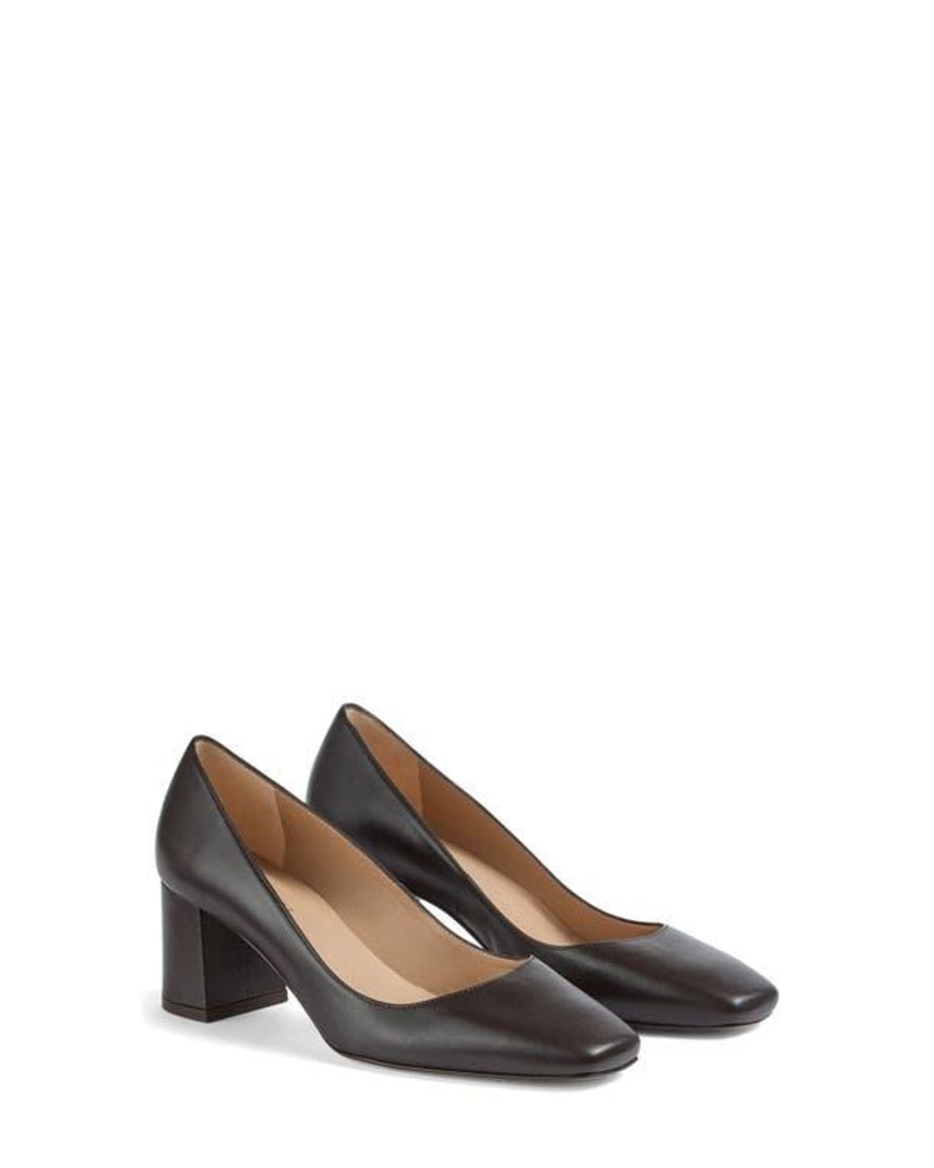 L.K.Bennett Brown Sally Court Square Toe Pump