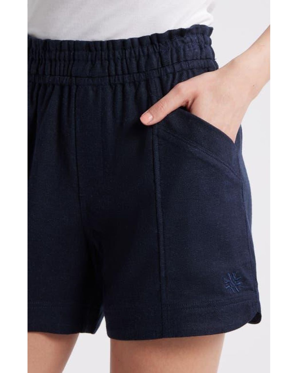 Wit & Wisdom Blue Skyrise Patch Pocket Shorts