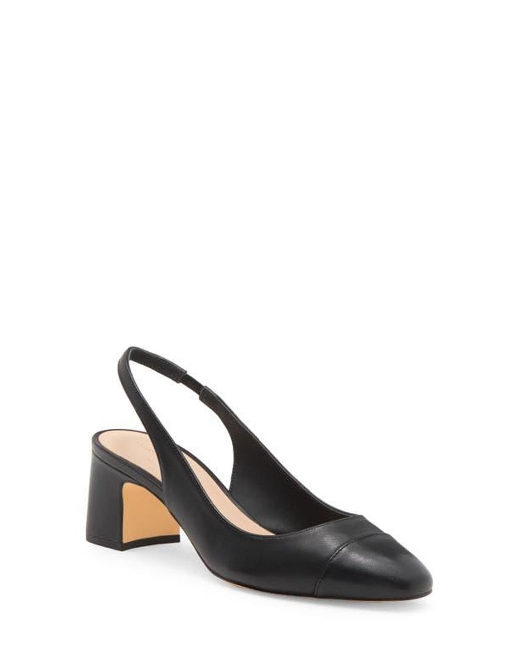 Stuart Weitzman Milla 55 Slingback Pump in Black Lyst