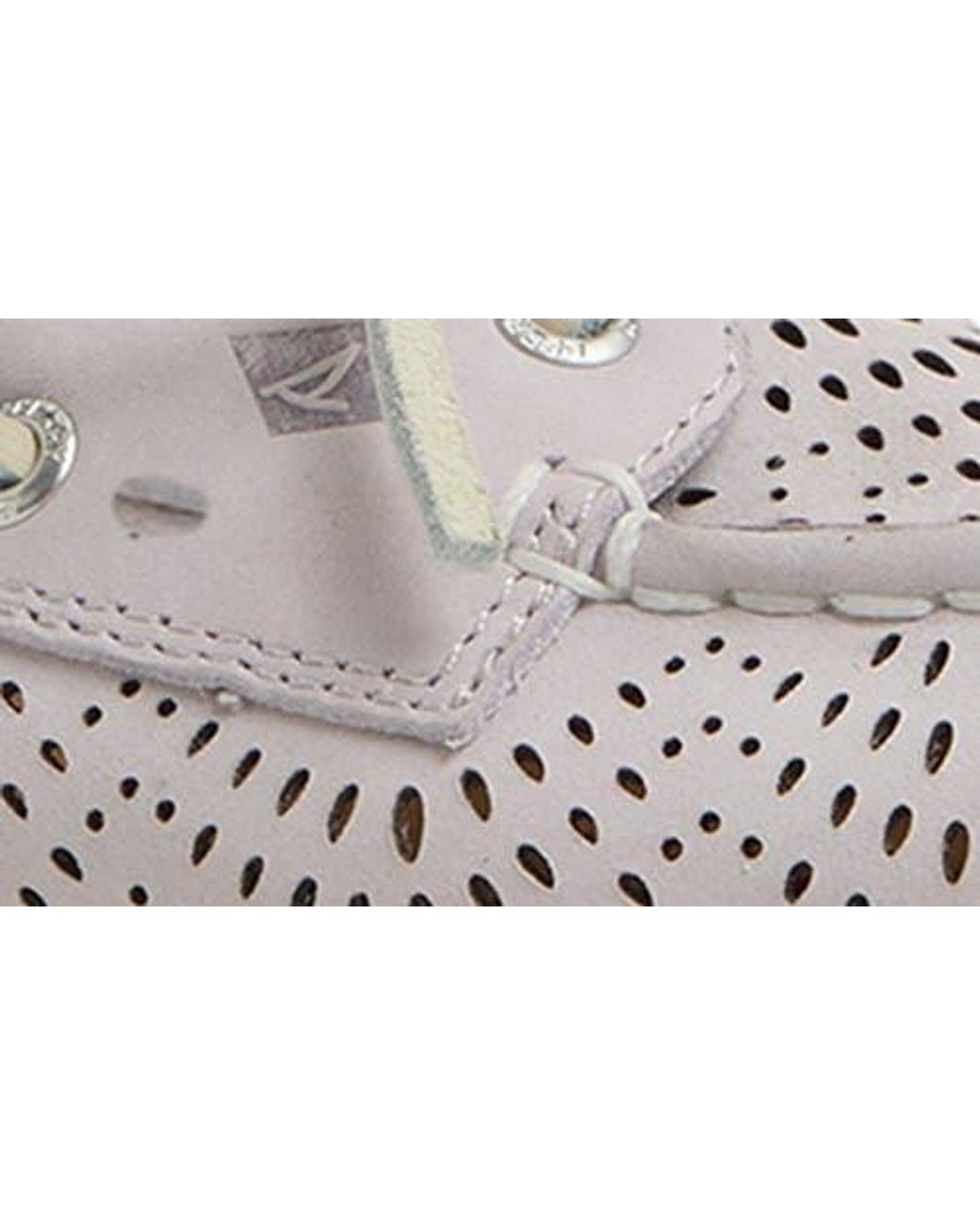 Sperry Top-Sider White Perforated Loafer