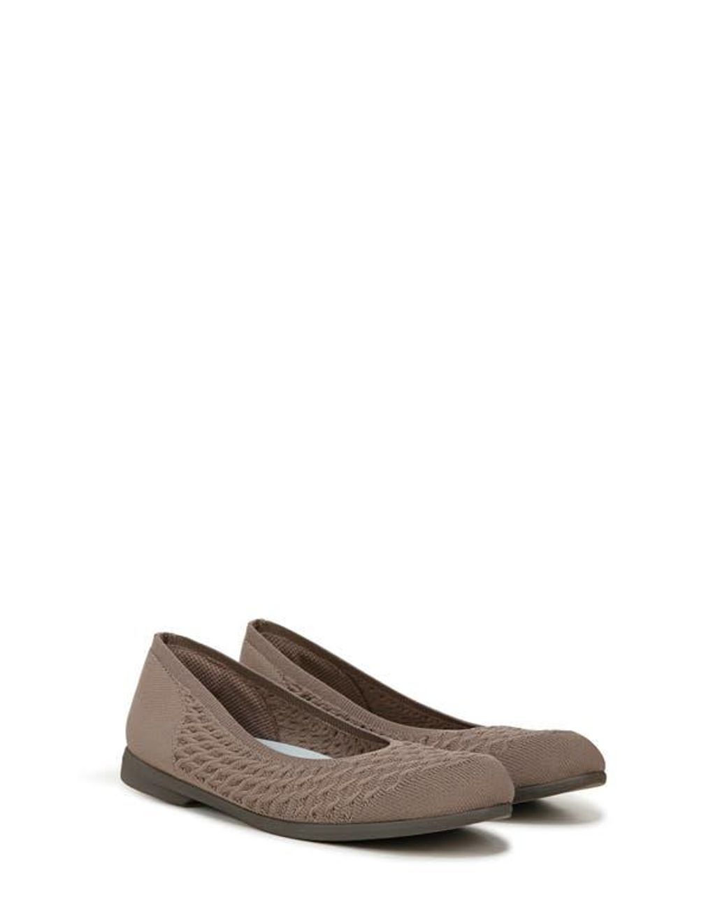 LifeStride Brown Khloe Knit Ballet Flat