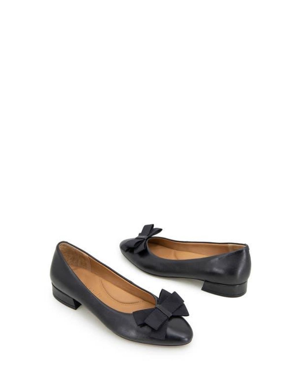 Gentle Souls Blue Abigail Bow Pump