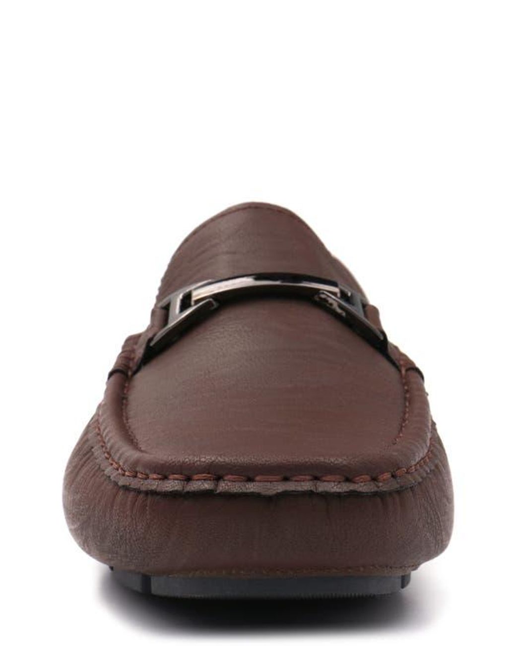 Aston Marc Brown Charter Bit Loafer for men