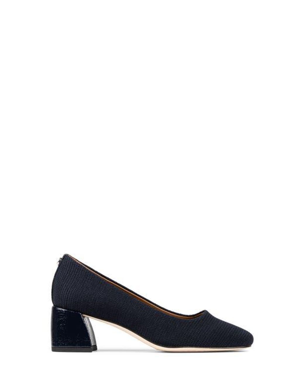 Donald J Pliner Blue Square Toe Pump