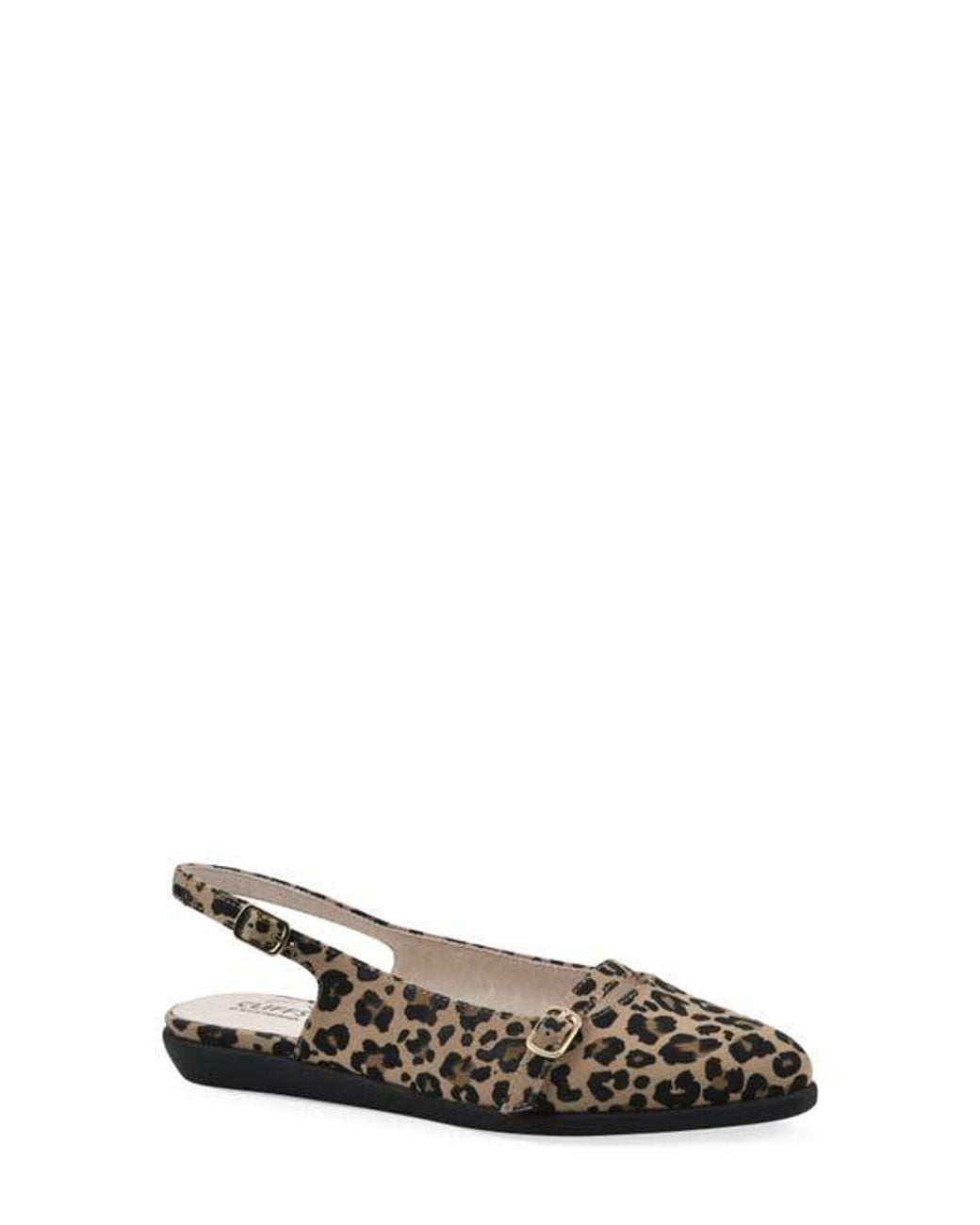 White Mountain White Milona Slingback Flat