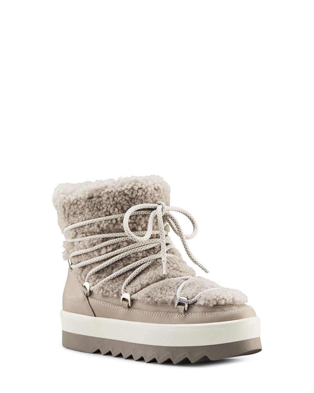 Cougar Shoes Verity Genuine Shearling Waterproof Boot in White | Lyst