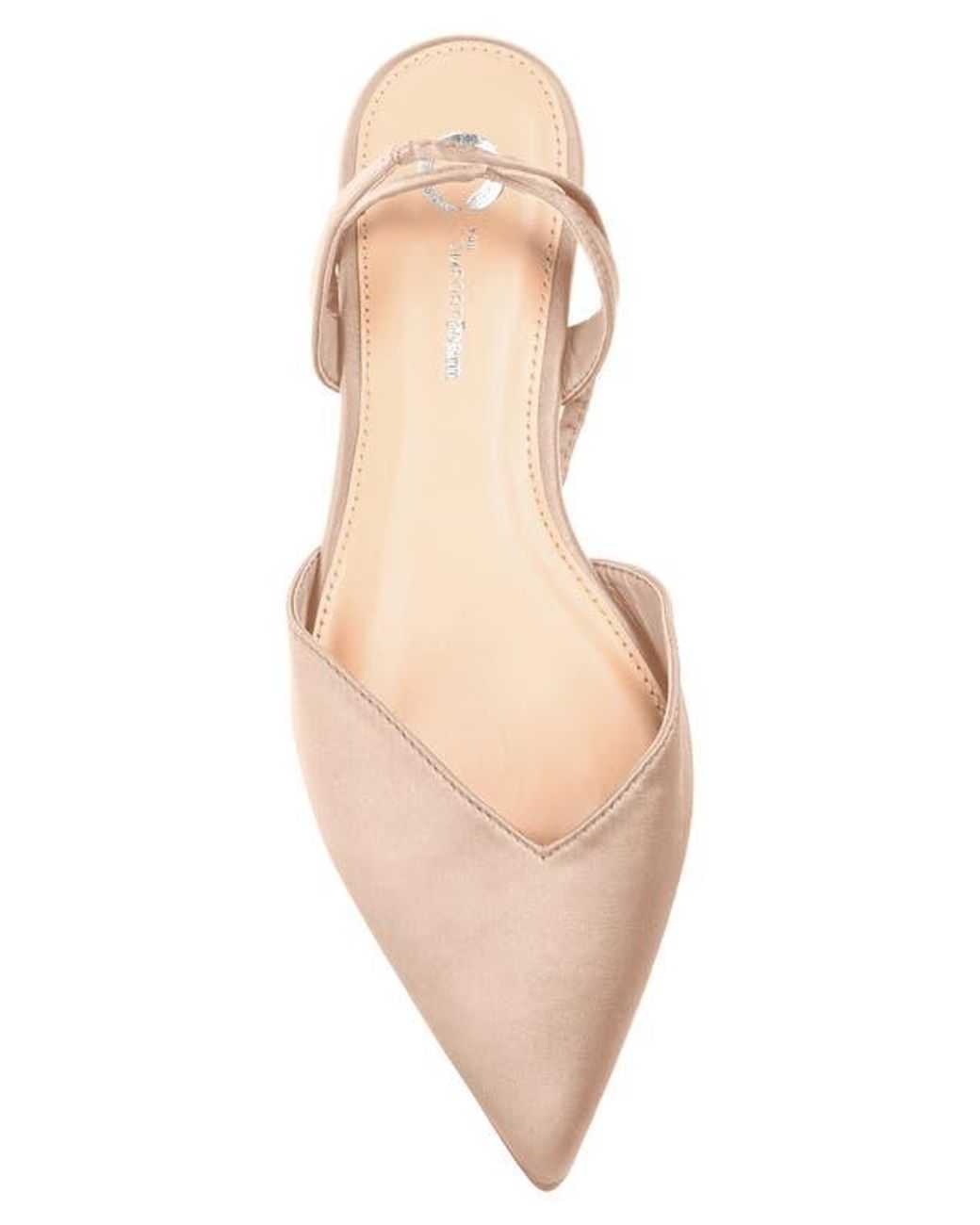 Journee Collection White Lace-Up Pointed-Toe Flat