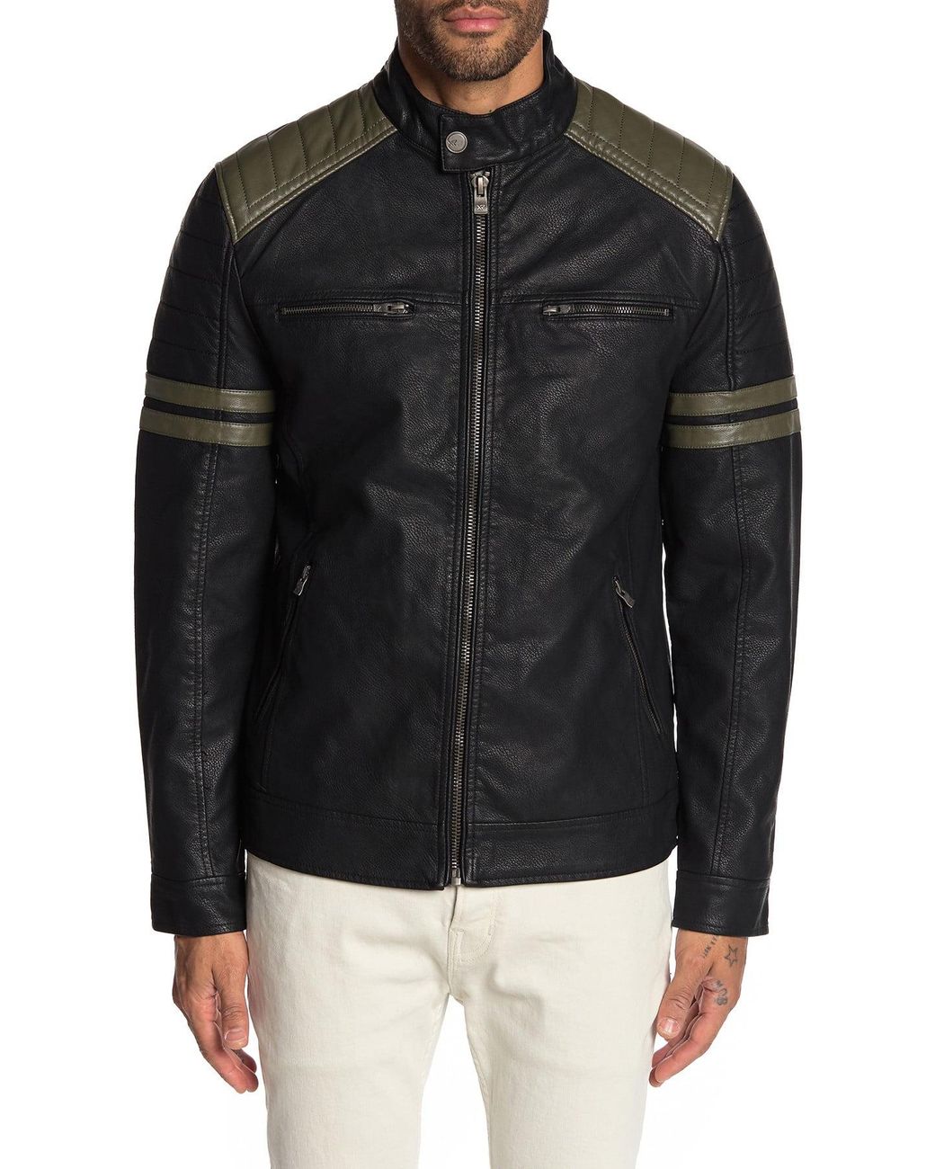 xray jeans leather jacket