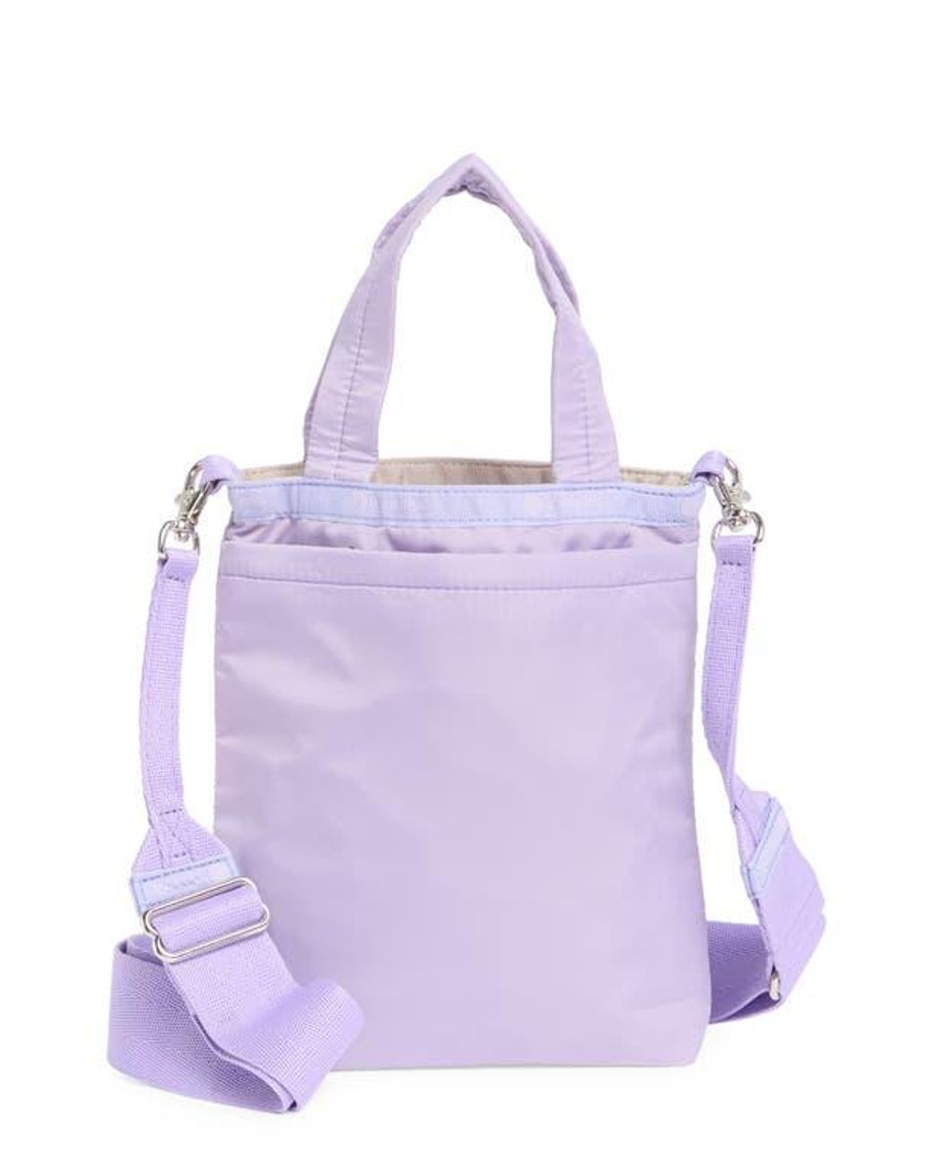 ★LeSportsac★ Lilac Shine Mini NS Tote Bag 3714C545 LeSportsac Lilac Shine Mini N/S Tote - Purple