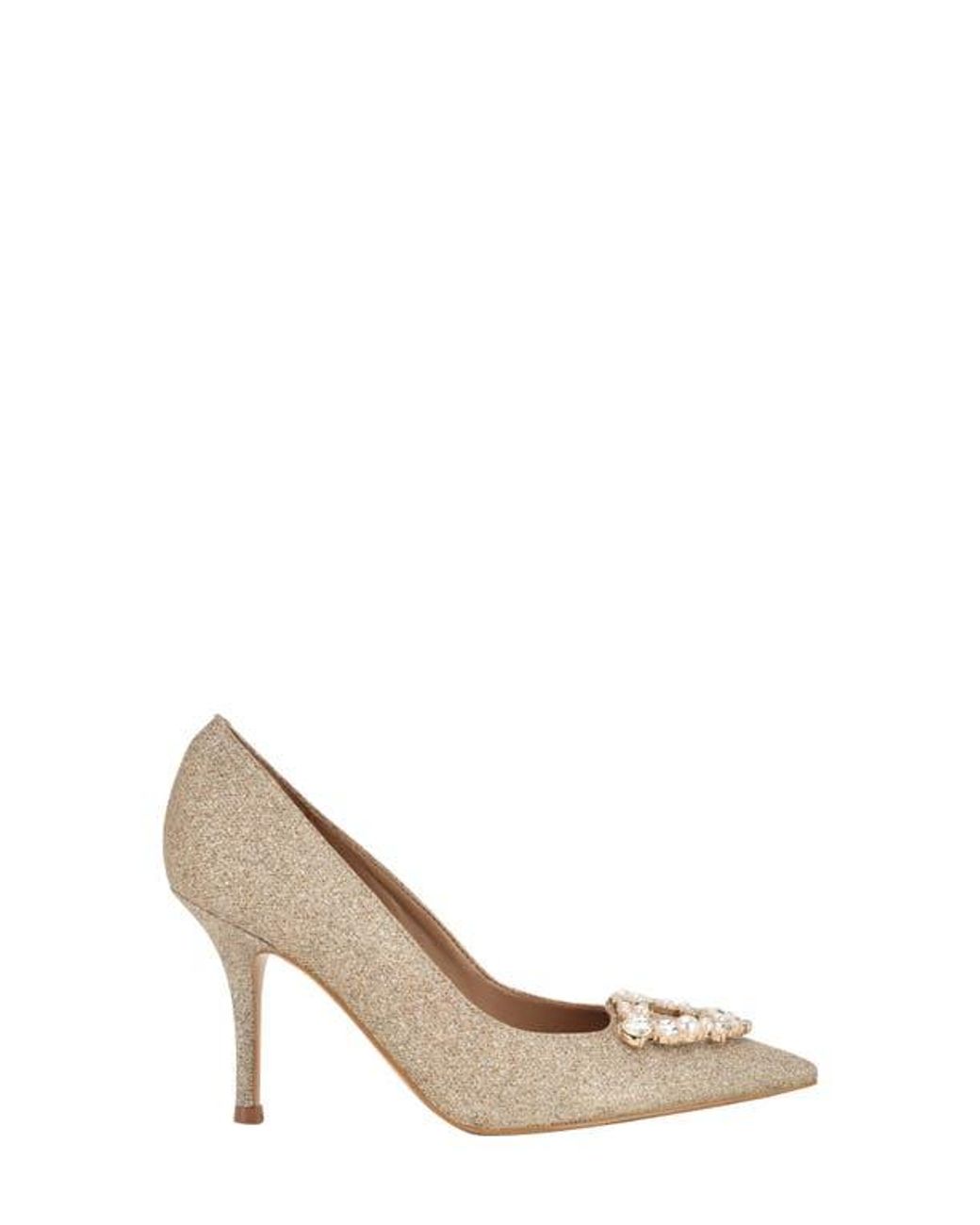 Guess Metallic Prinsen 2 Tweed Pump