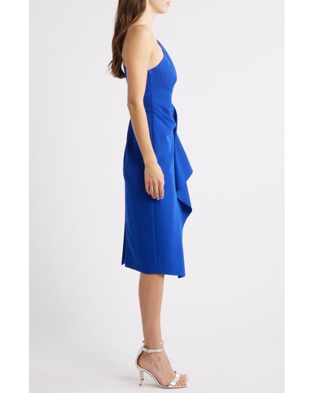 asymmetrical faux wrap midi dress vince camuto Vince Camuto NWT Asymmetrical Faux Midi Wrap