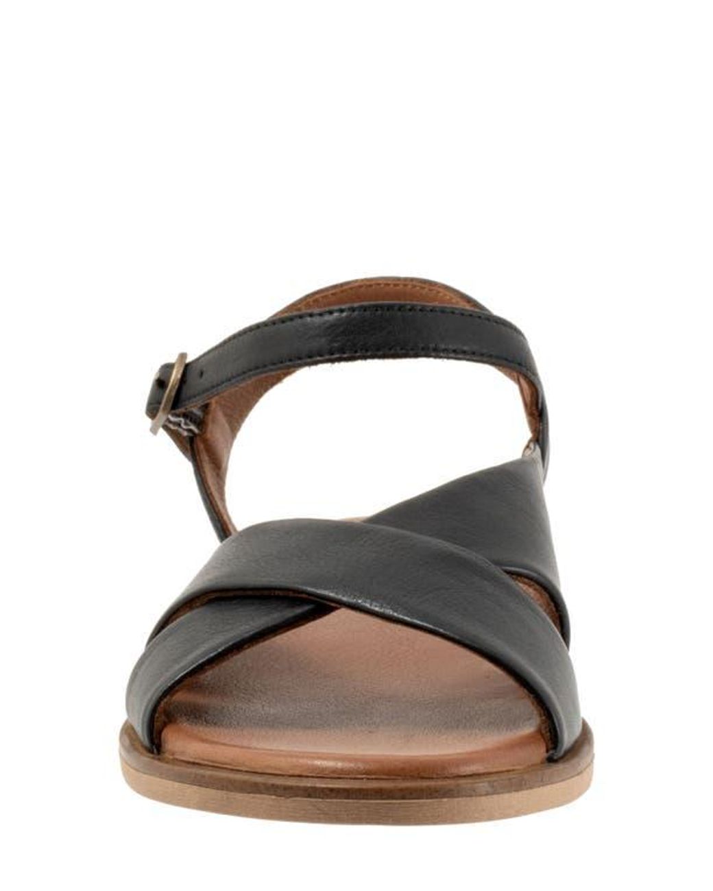 BUENO Brown Harmony Ankle Strap Sandal