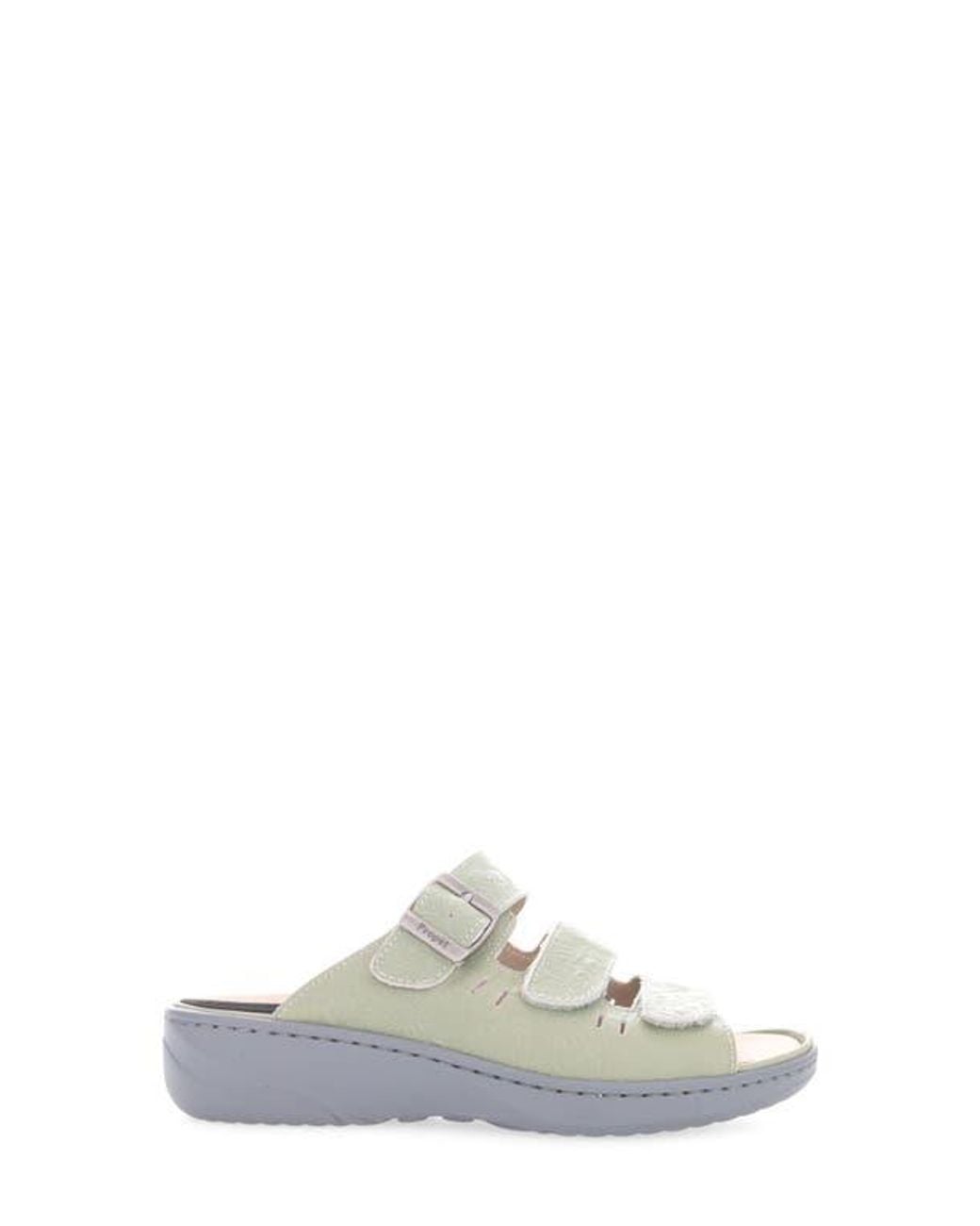 Propet White Breezy Walker Slide Sandal
