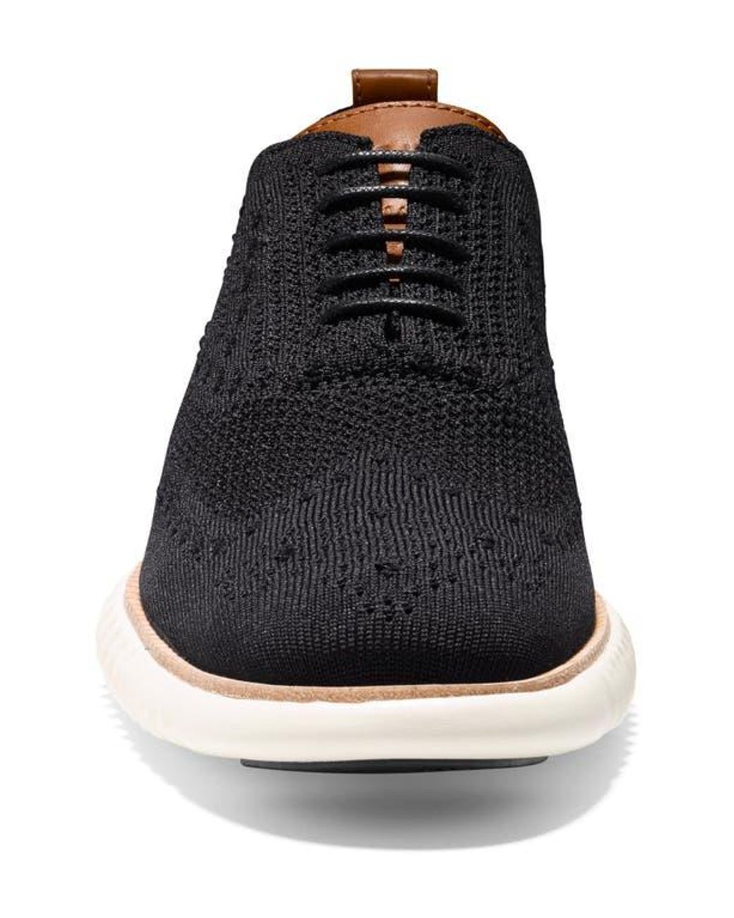 Cole Haan Black 2.Zerogrand Stitchlite Water Resistant Wingtip for men