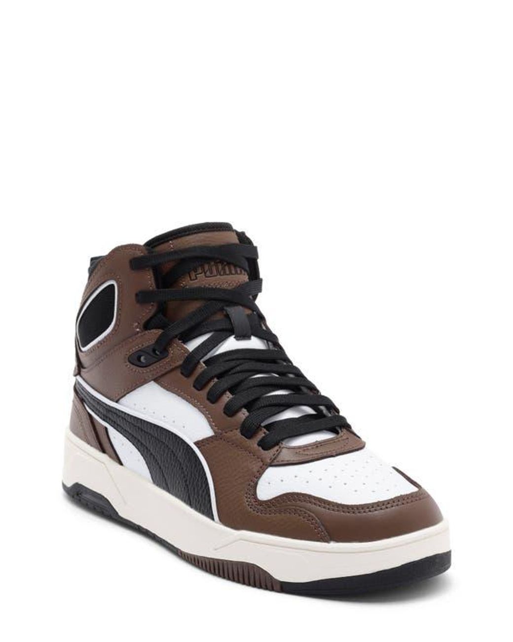 PUMA Brown Rbd Break Mid Top Sneaker for men